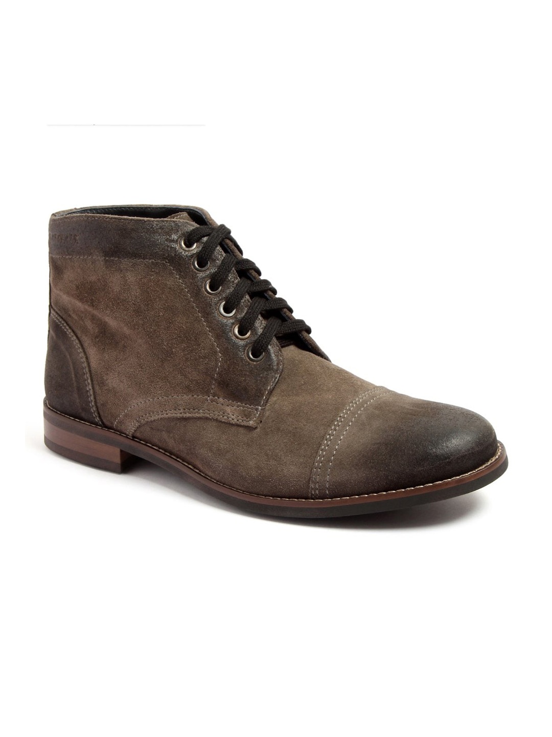 

RAPAWALK Men Mid Top Suede Regular Boots, Grey