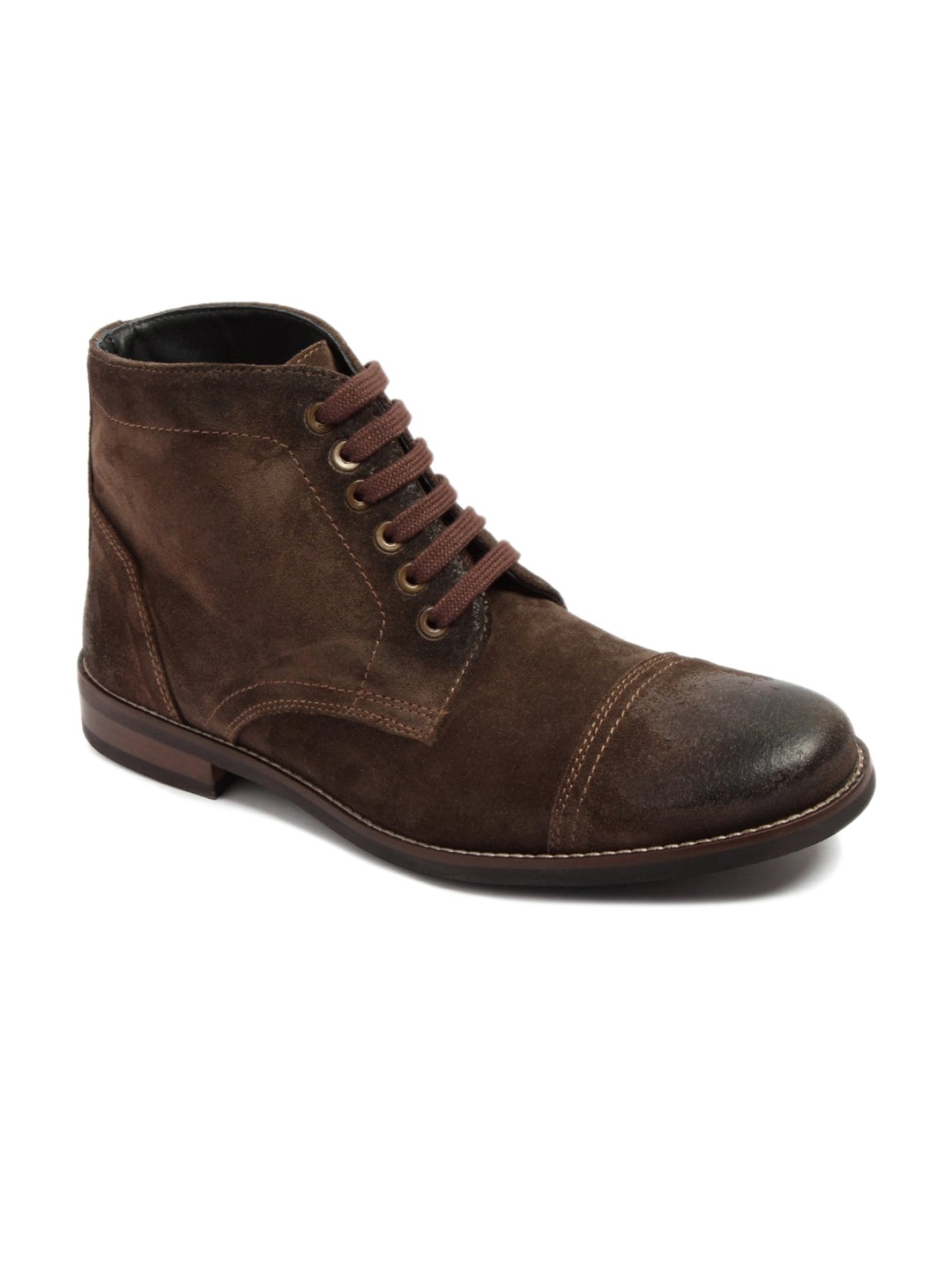 

RAPAWALK Men Mid-Top Regular Boots, Brown