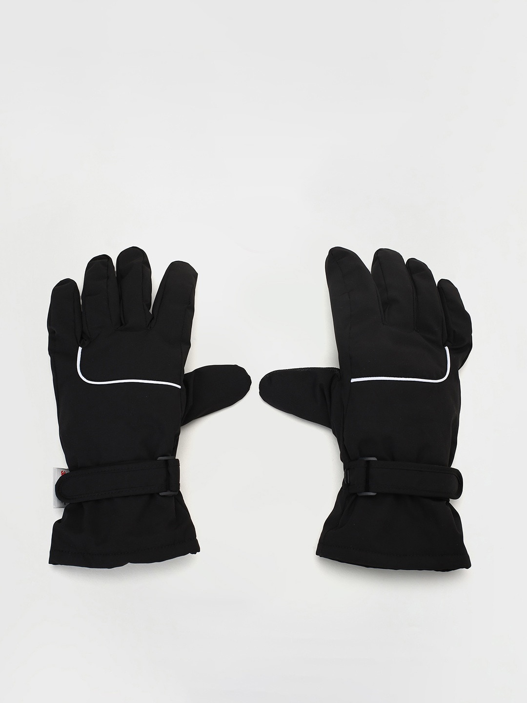 

max Women Acrylic Winter Gloves, Black
