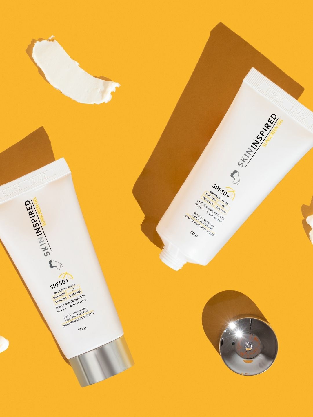 

SkinInspired Sunscreen Gel With SPF 50+ & PA +++ - 50g, White