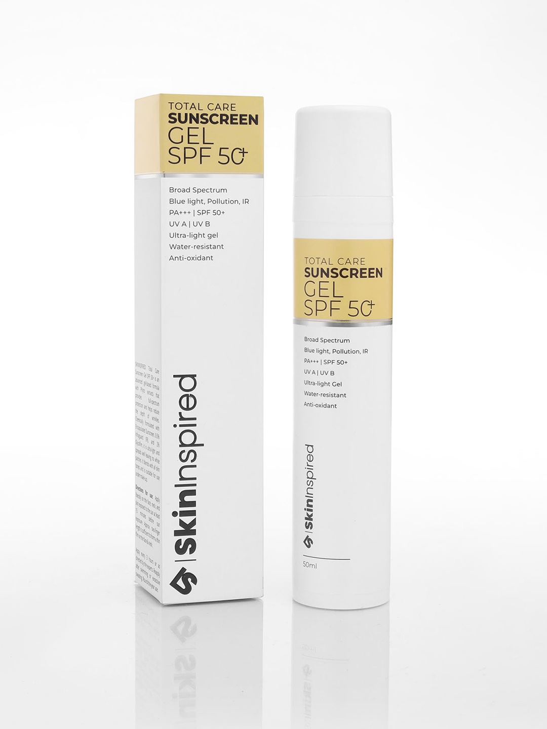 

SkinInspired Total Care Gel Sunscreen With SPF 50+ & PA+++ - 50ml, White