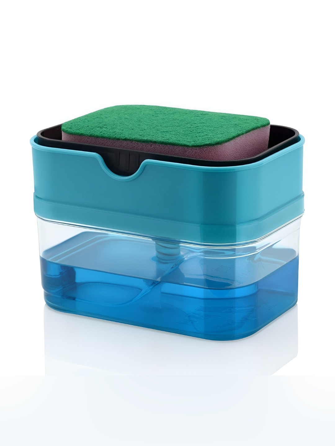 

SATSUN ENTERPRISE Grey Transparent Striped Plastic Soap Dish, Blue