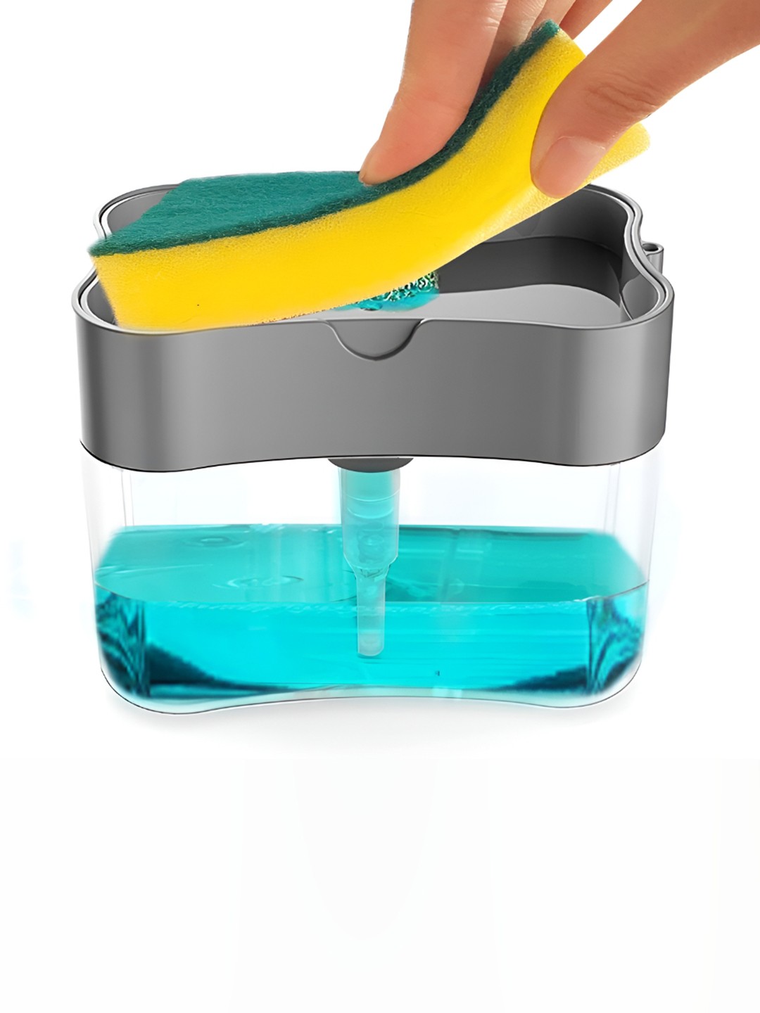 

SATSUN ENTERPRISE Grey Transparent Striped Plastic Soap Dish