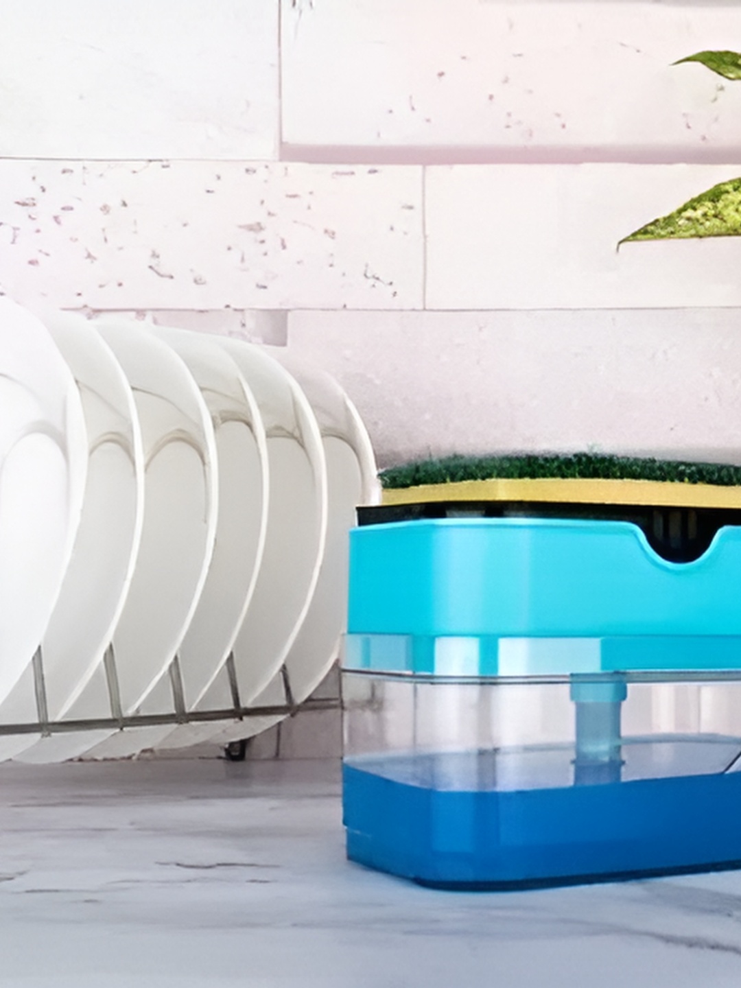 

SATSUN ENTERPRISE Blue Tranparent Striped Plastic Soap Dish