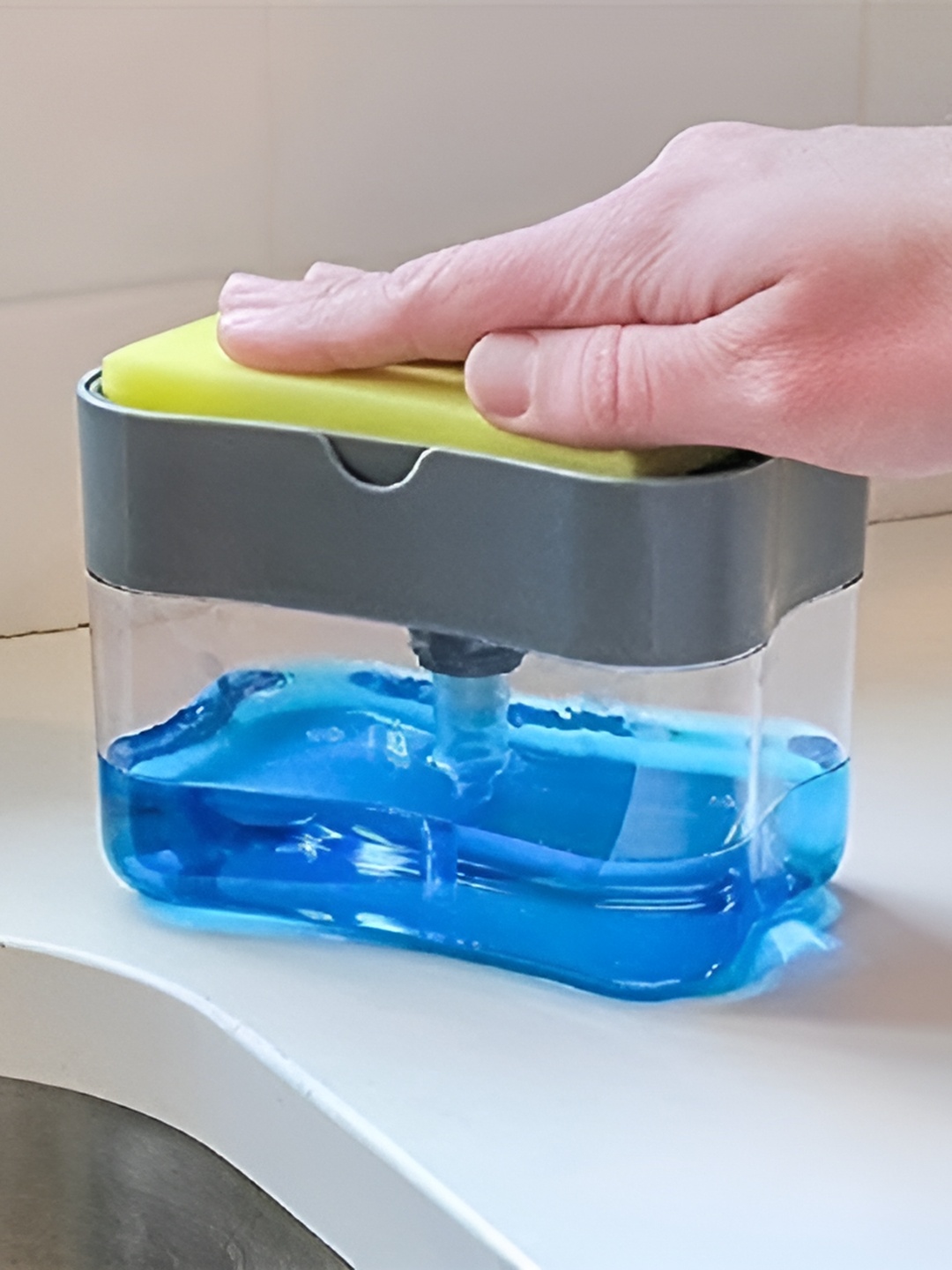 

SATSUN ENTERPRISE Grey Striped Transparent Plastic Soap Dish