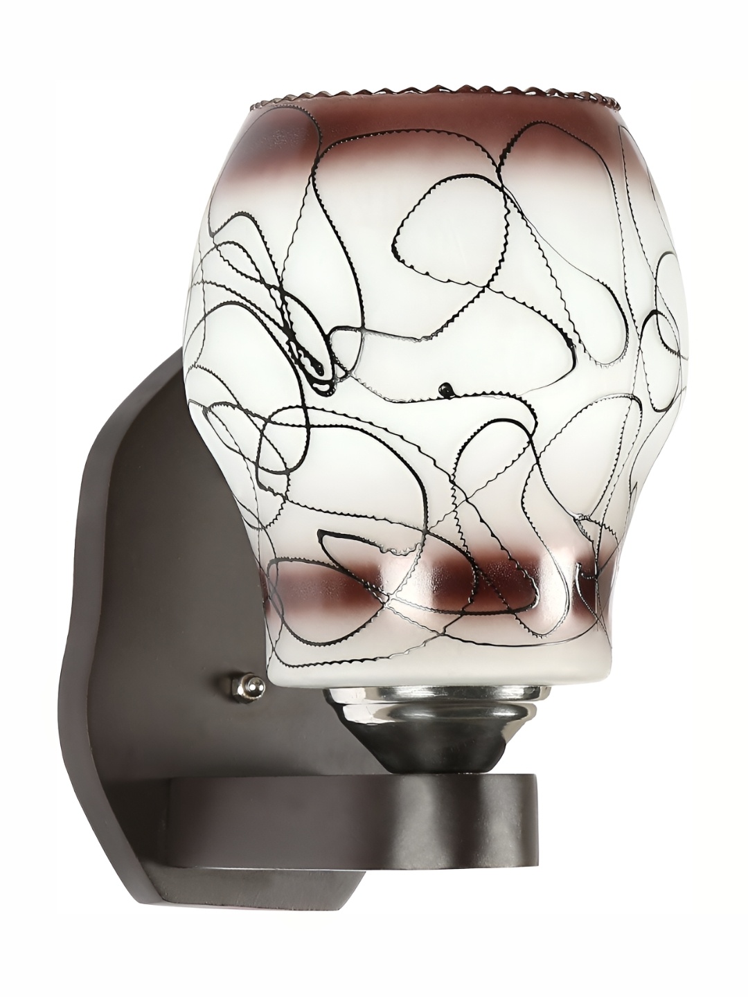 

Afast White & Black Glass Wall Lamp