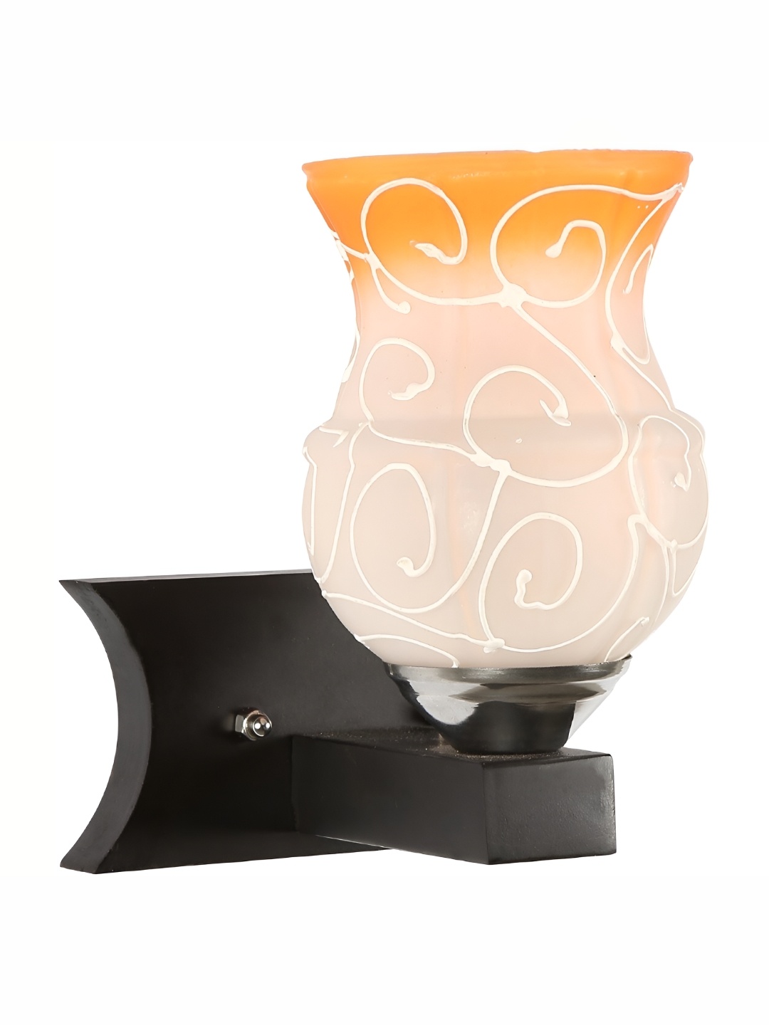 

Afast Orange & White Contemporary Glass Wall Lamp
