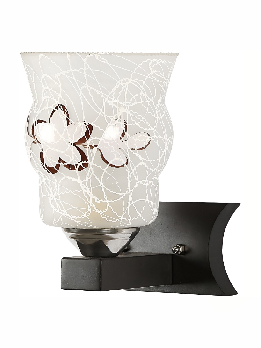 

Afast White & Brown Glass Wall Lamp