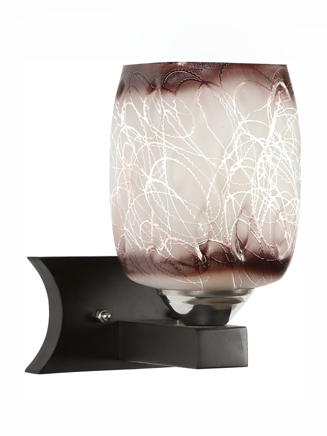 

Afast Black & White Abstract Shaped Glass Wall Lamp