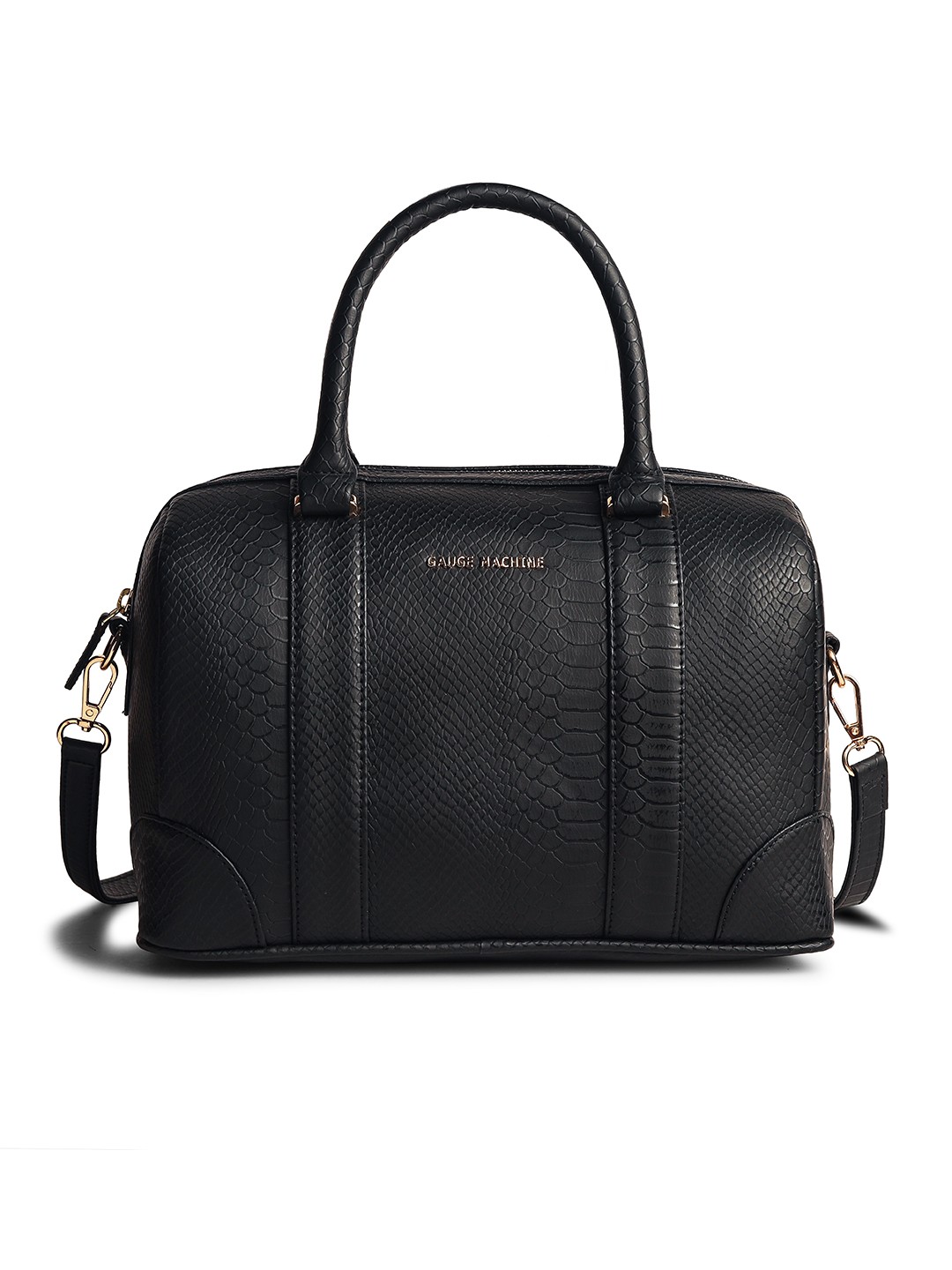 

Gauge Machine Black Lounge Bowling Handbag Bag