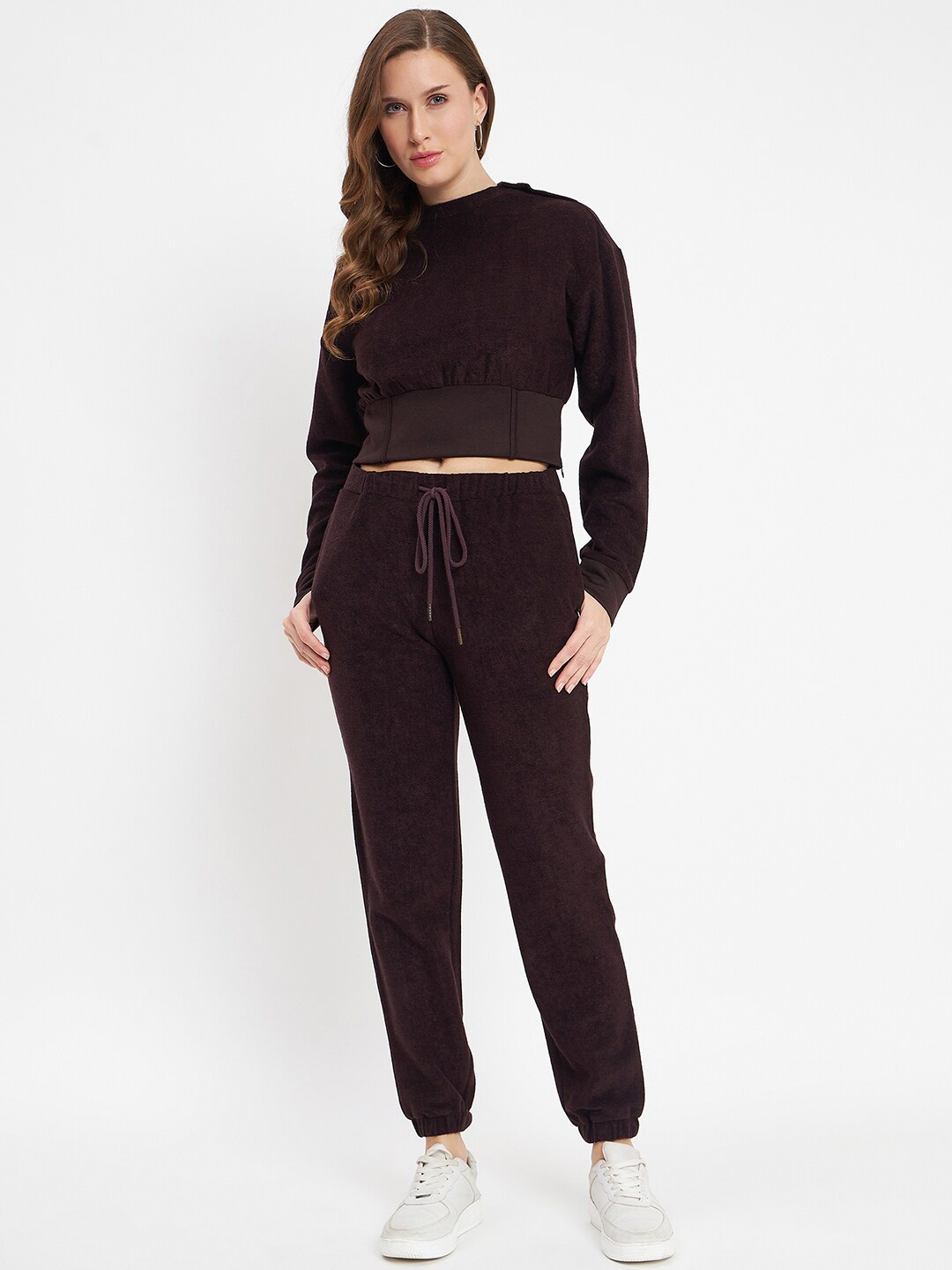 

CAMLA Round Neck Top With Joggers, Purple