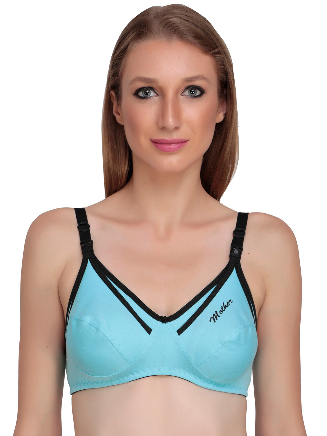 

Liigne Full Coverage Maternity Bra With All Day Comfort, Blue