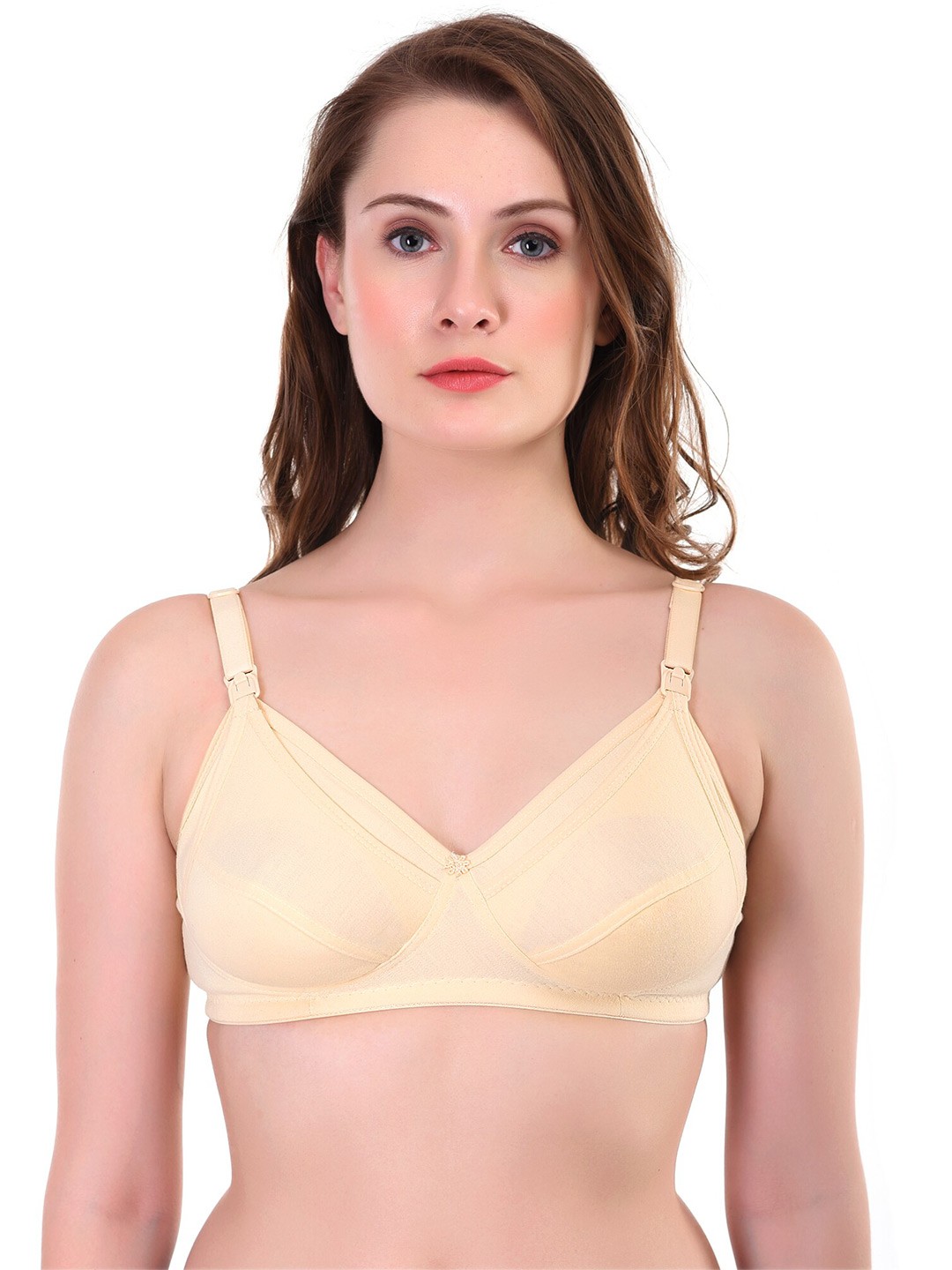 

Liigne Full Coverage Maternity Bra With All Day Comfort, Cream