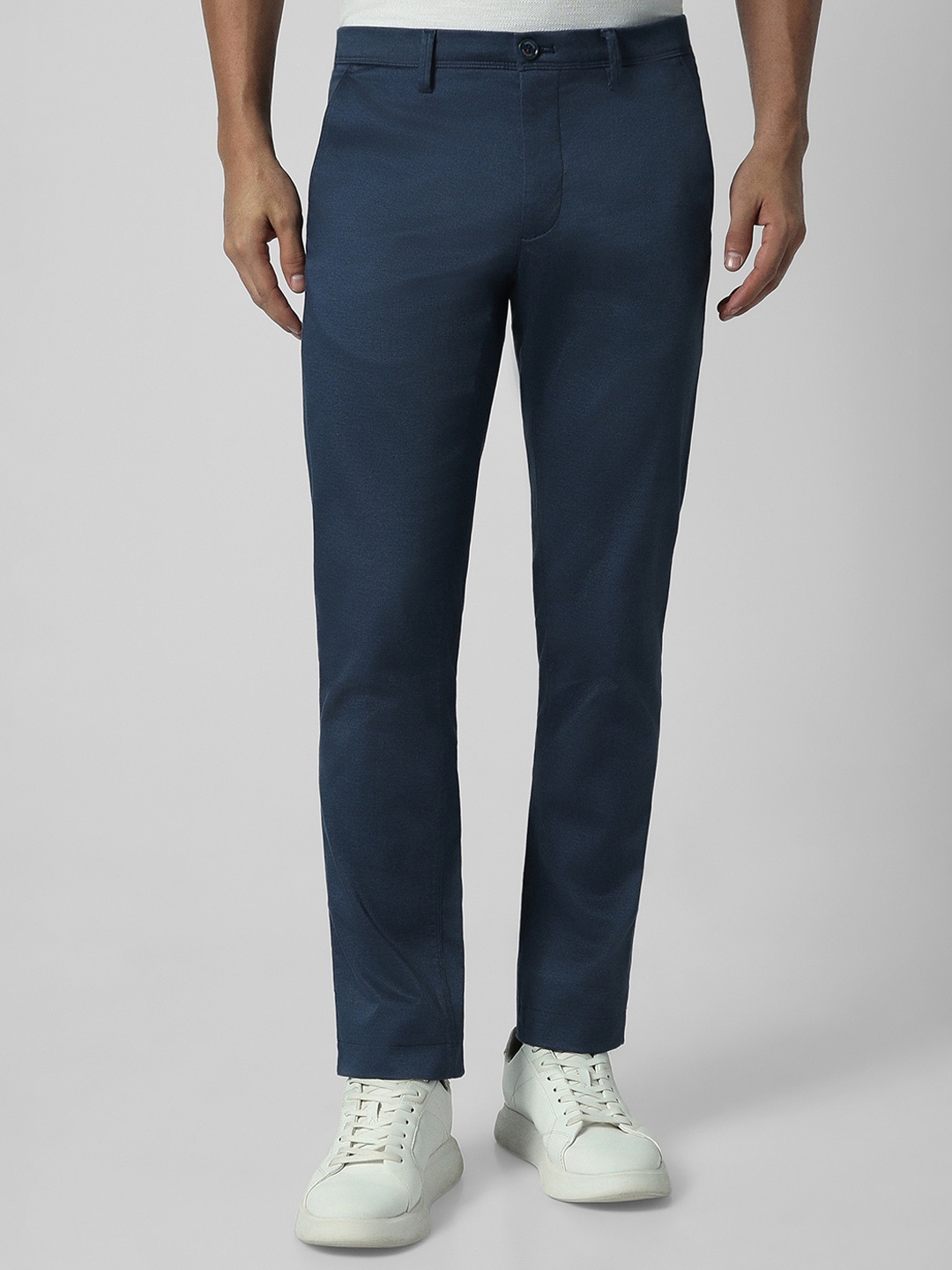 

Van Heusen Sport Men Slim Fit Trousers, Navy blue