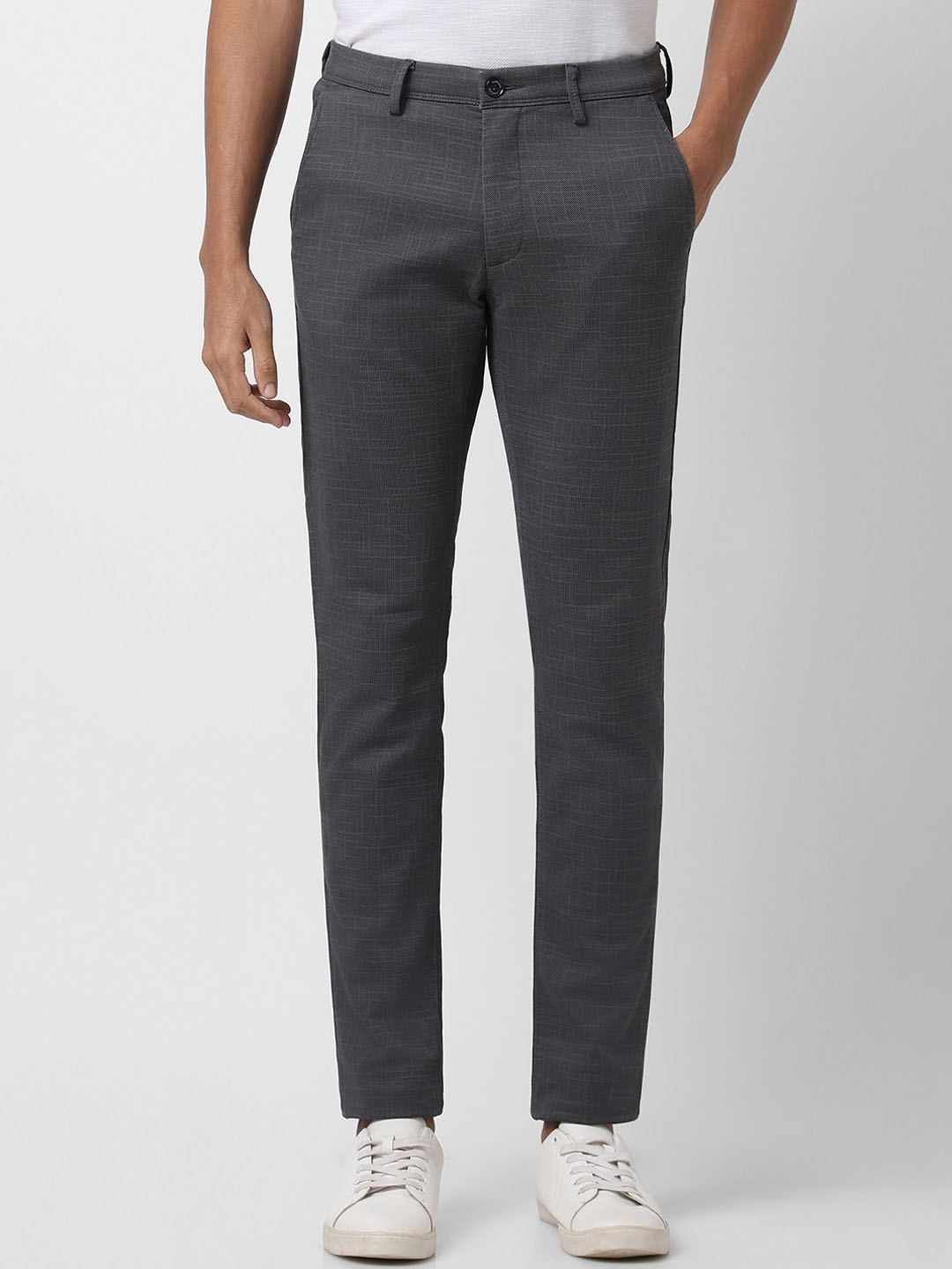 

Van Heusen Sport Men Slim Fit Trousers, Grey