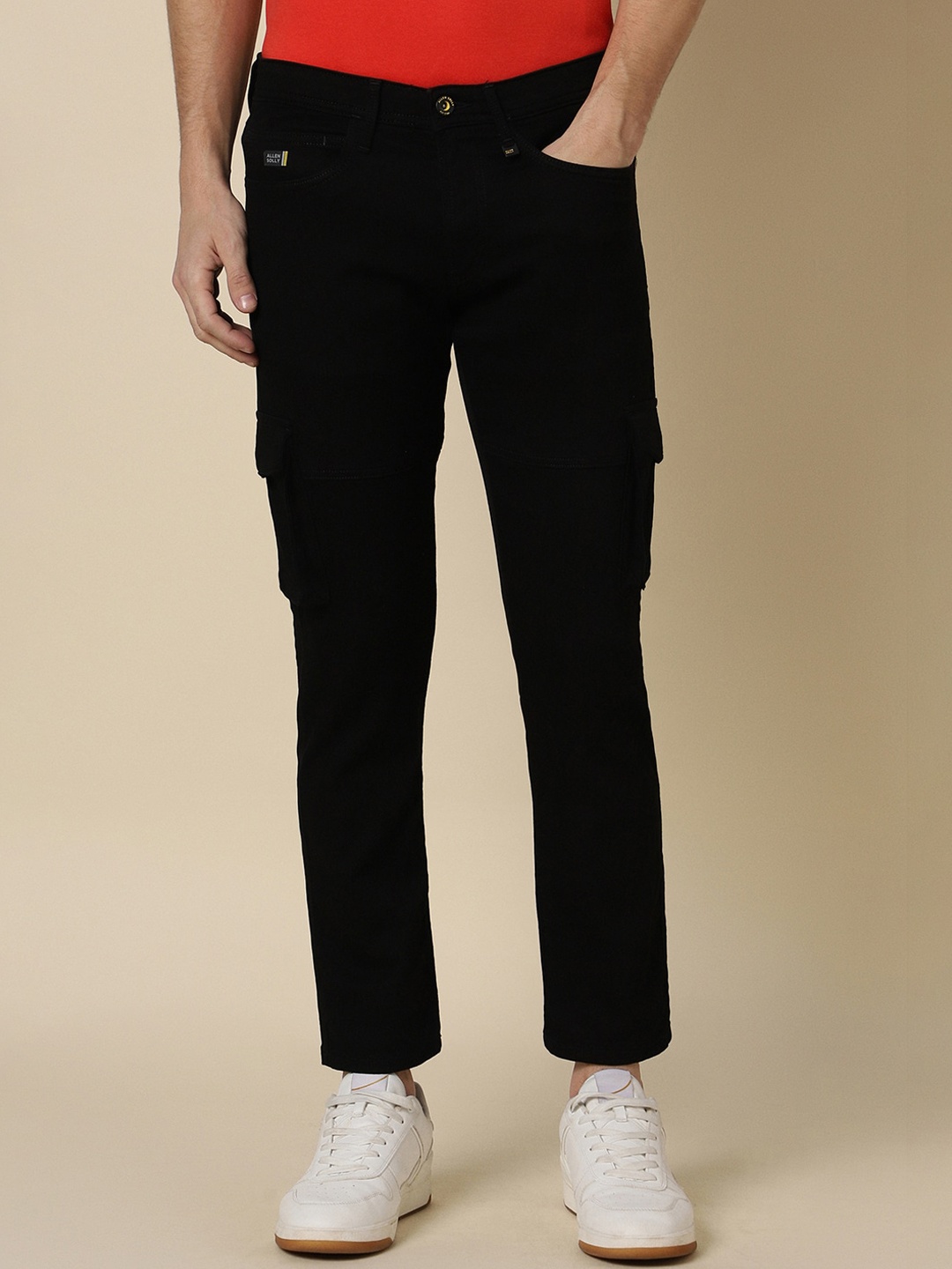 

Allen Solly Men Mid Rise Slim Fit Jeans, Black