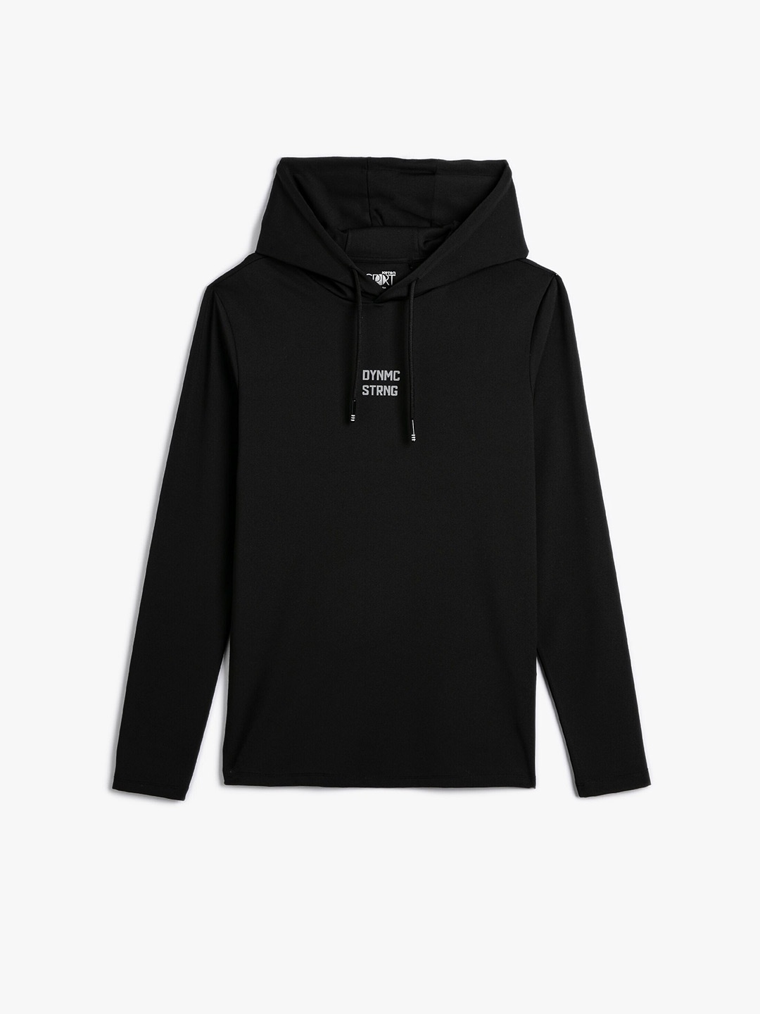 

Koton Hooded Pullover Sweatshirt, Black