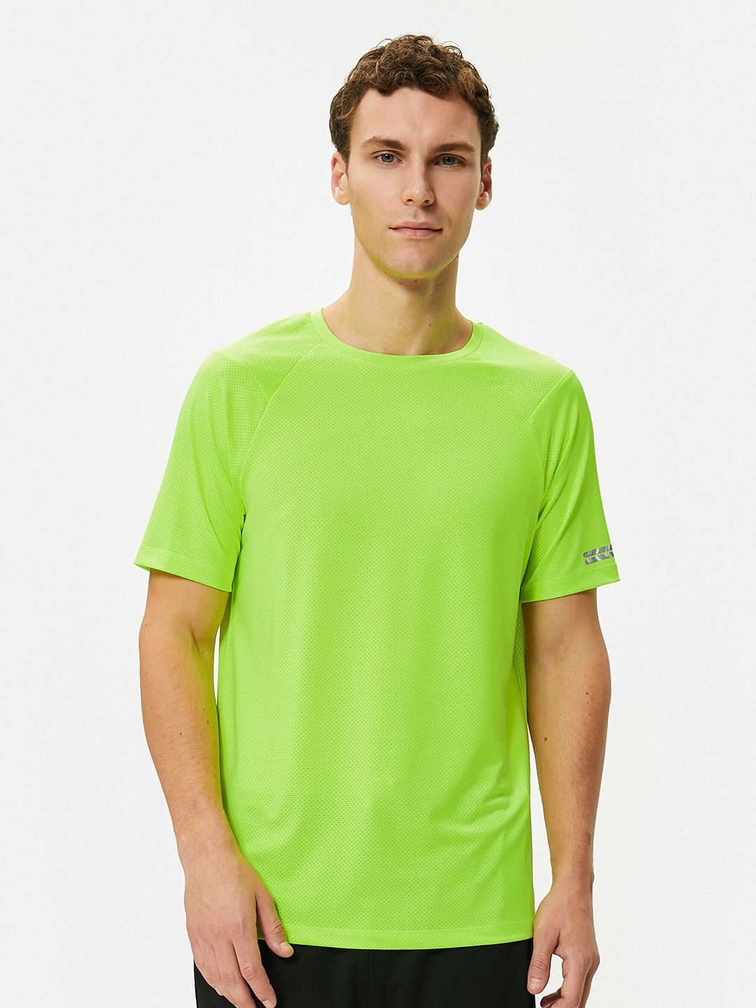 

Koton Self Design Regular Fit T-shirt, Green