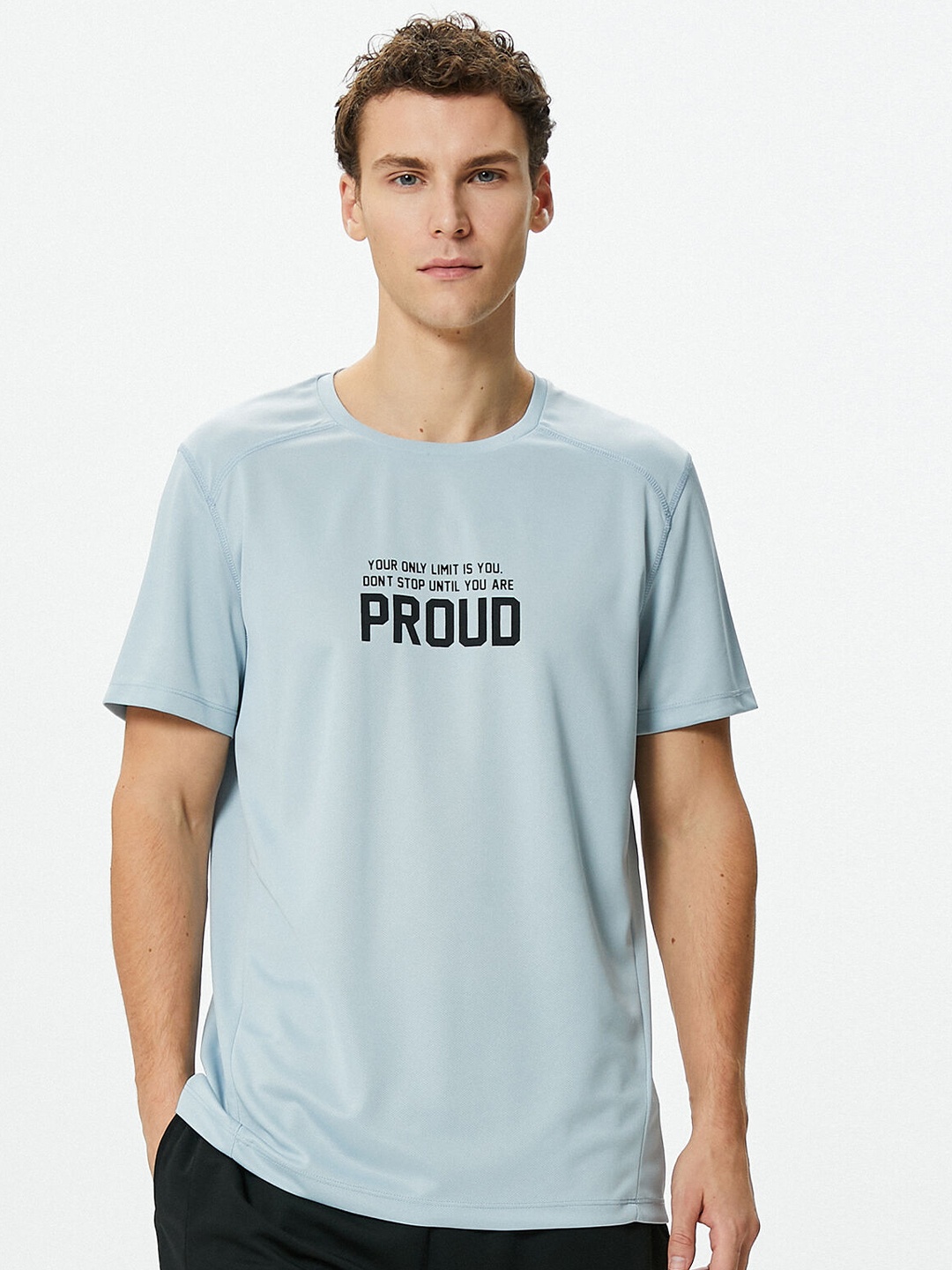 

Koton Typography Printed Regular Fit T-shirt, Blue