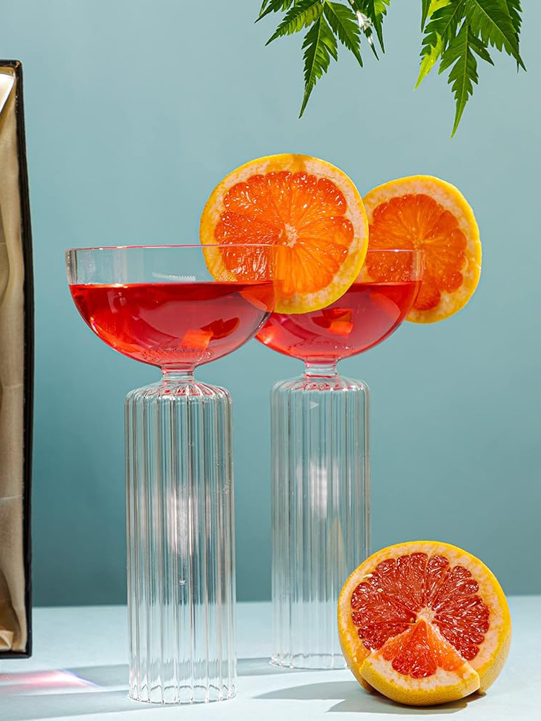 

1219 Avenue Transparent 2 Pieces Glass Cocktail Glass- 237 ml