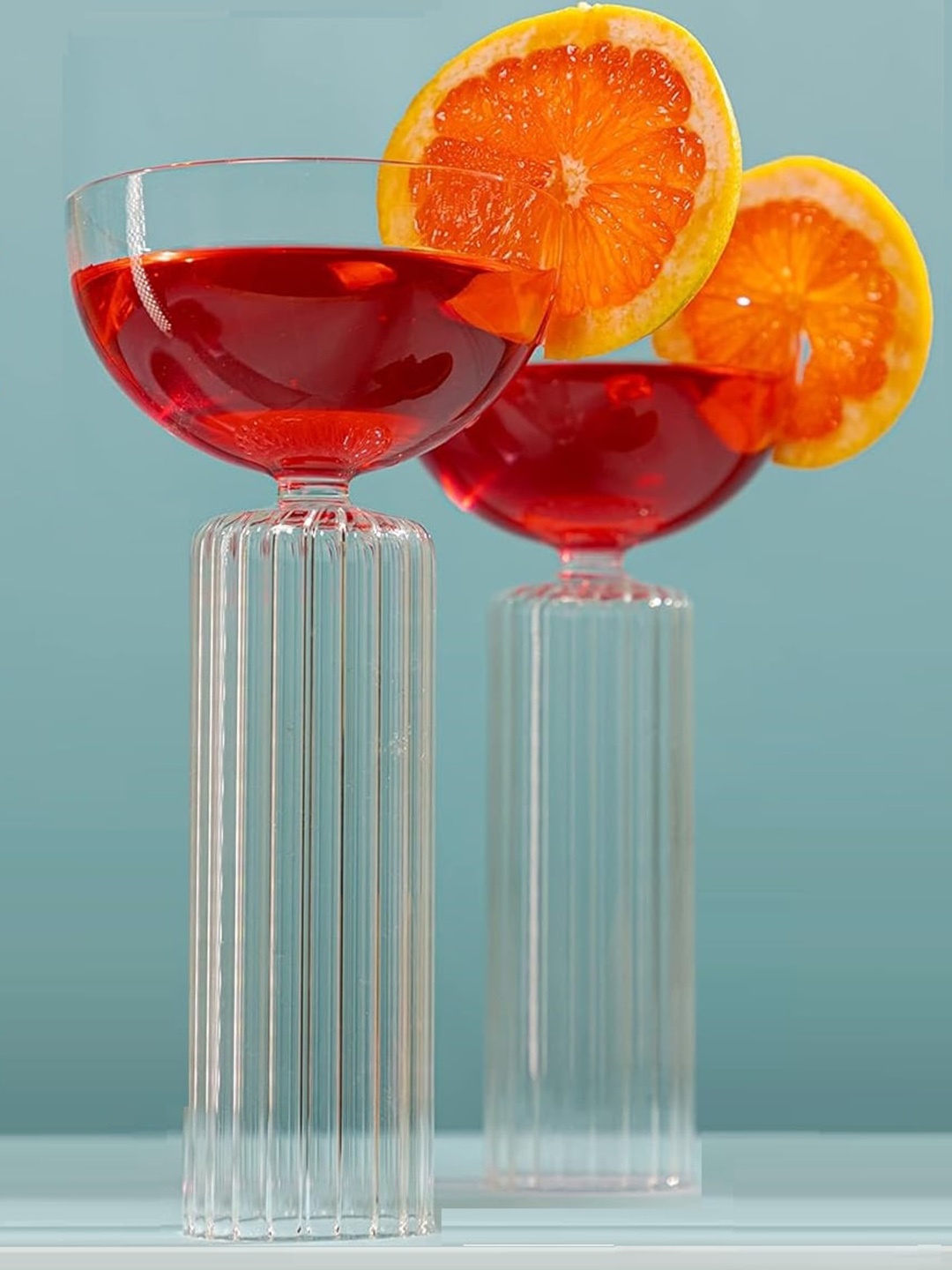 

1219 Avenue Vintage Transparent 6 Pieces Glass Cocktail Glass 237 ml Each