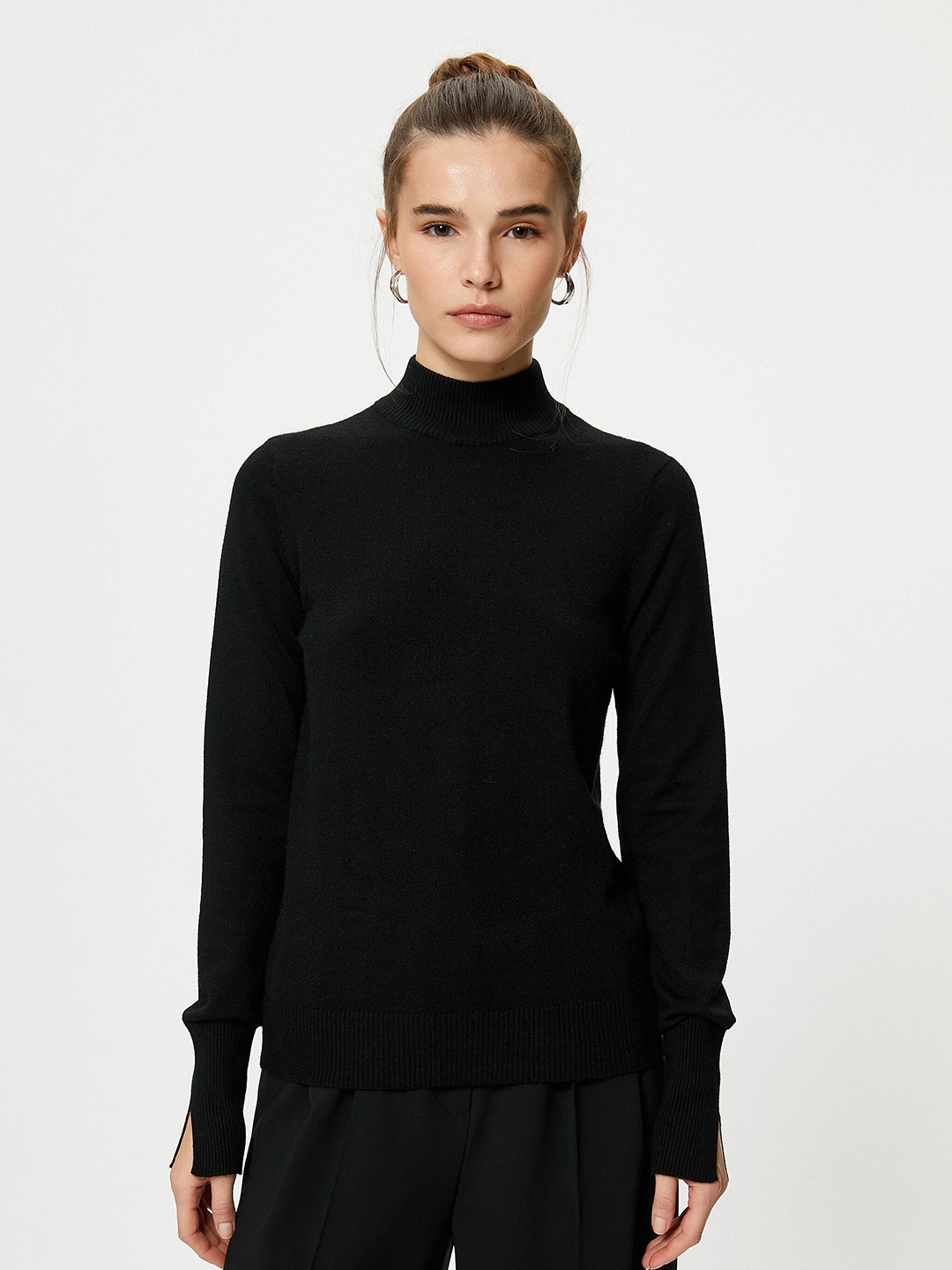 

Koton Turtle Neck Pullover Sweater, Black
