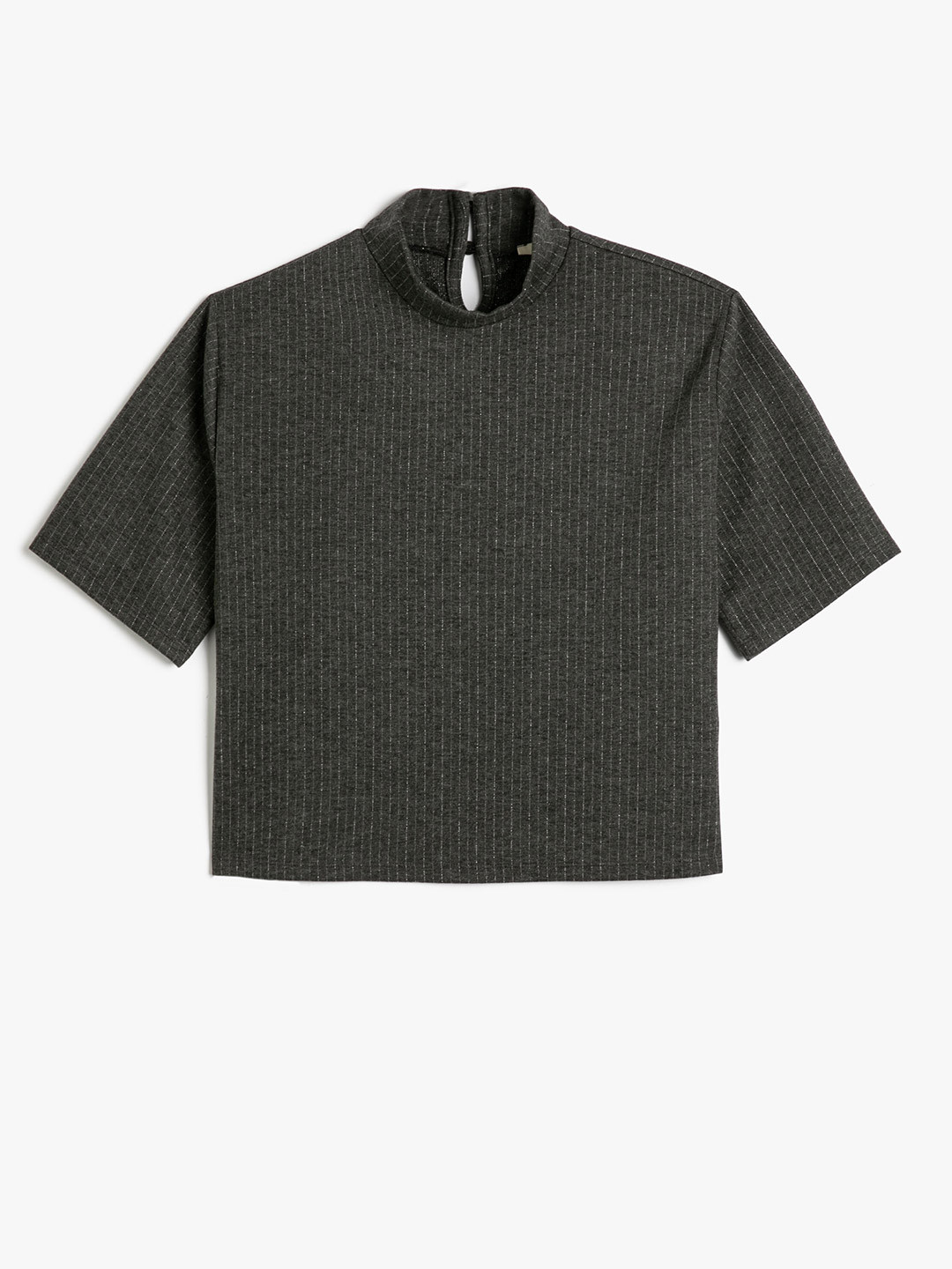 

Koton High Neck Top, Grey