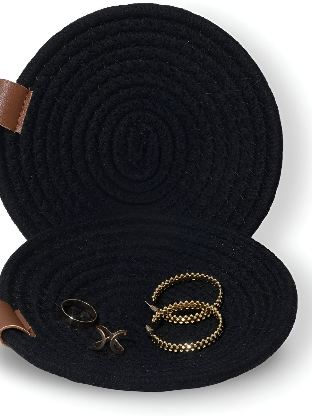 

Textile and Beyond Black & Brown 2 Pieces Jute Tote Basket