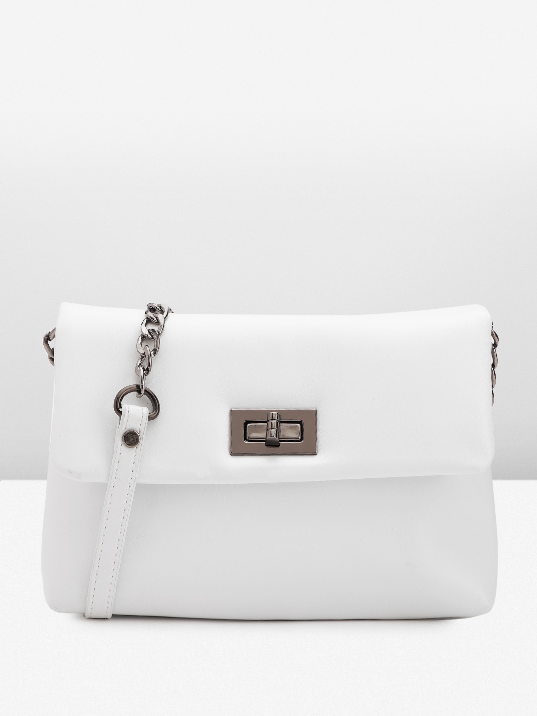 

Roadster The Lifestyle Co. Structured Sling Bag, White