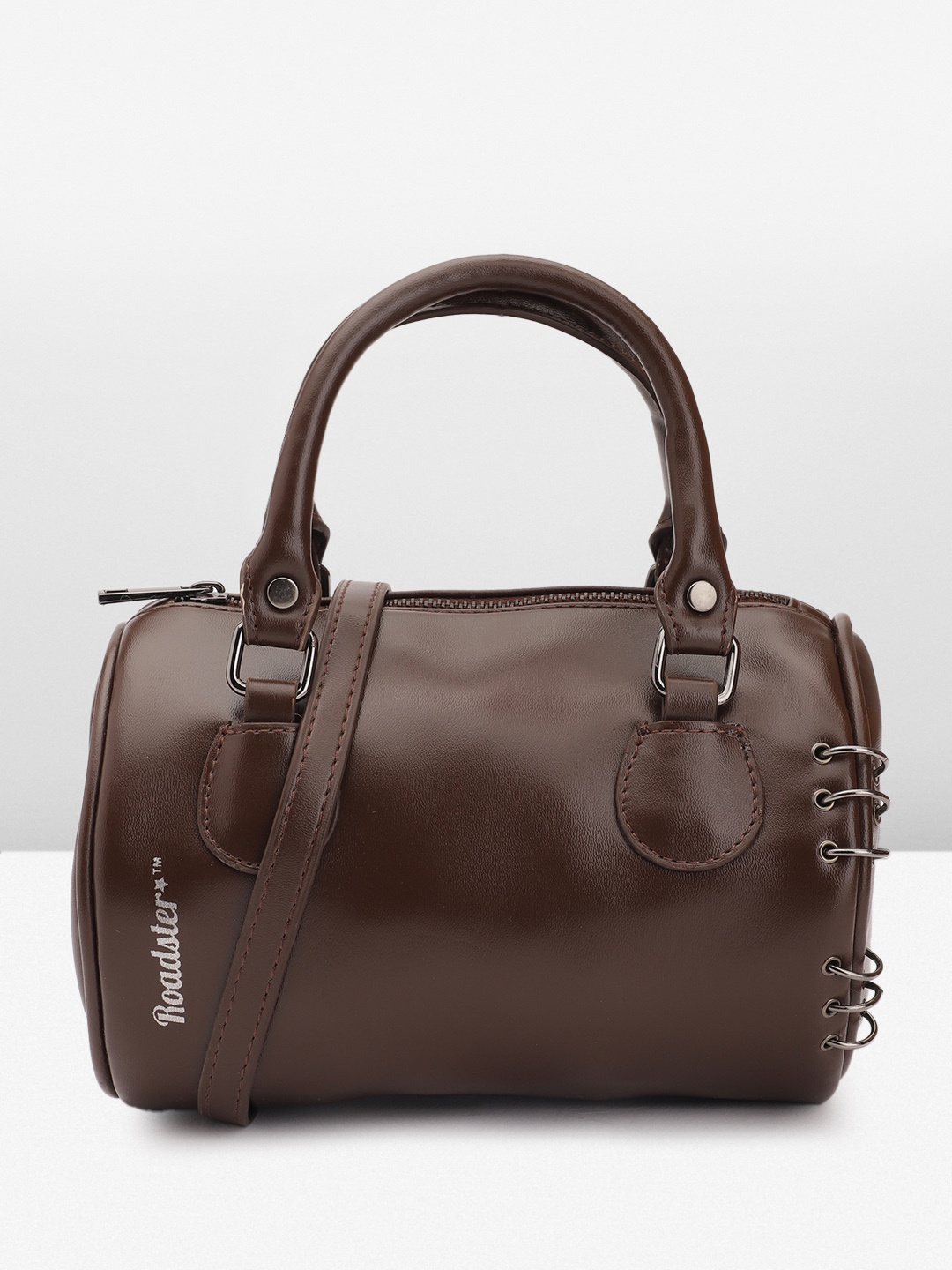 

Roadster The Lifestyle Co. Bowling Handheld Bag, Coffee brown