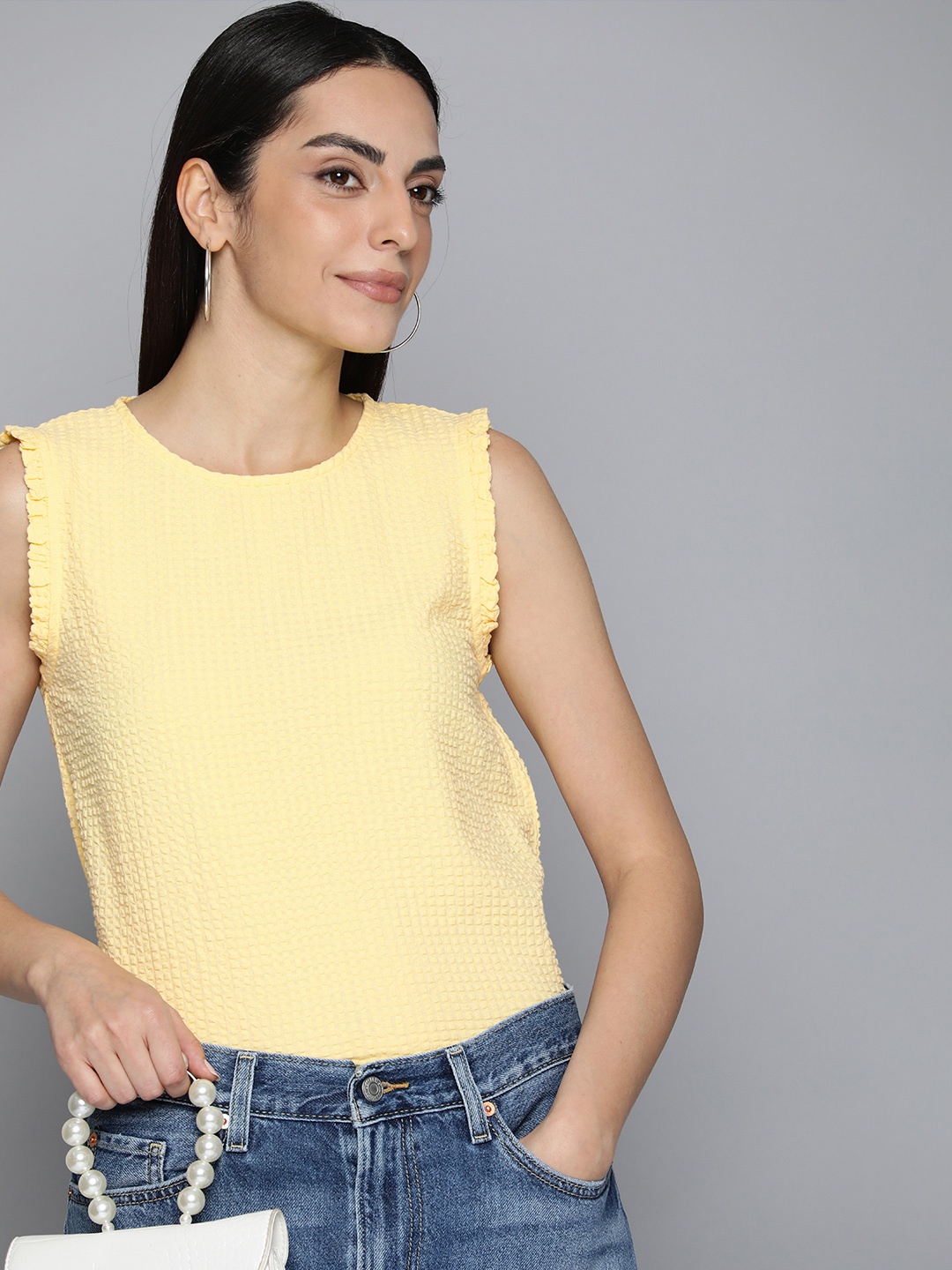 

Levis Self Design Regular Top, Yellow