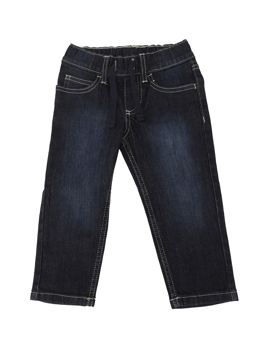 

Cot'N Soft Boys Light Fade Pure Cotton Comfort Stretchable Jeans, Navy blue