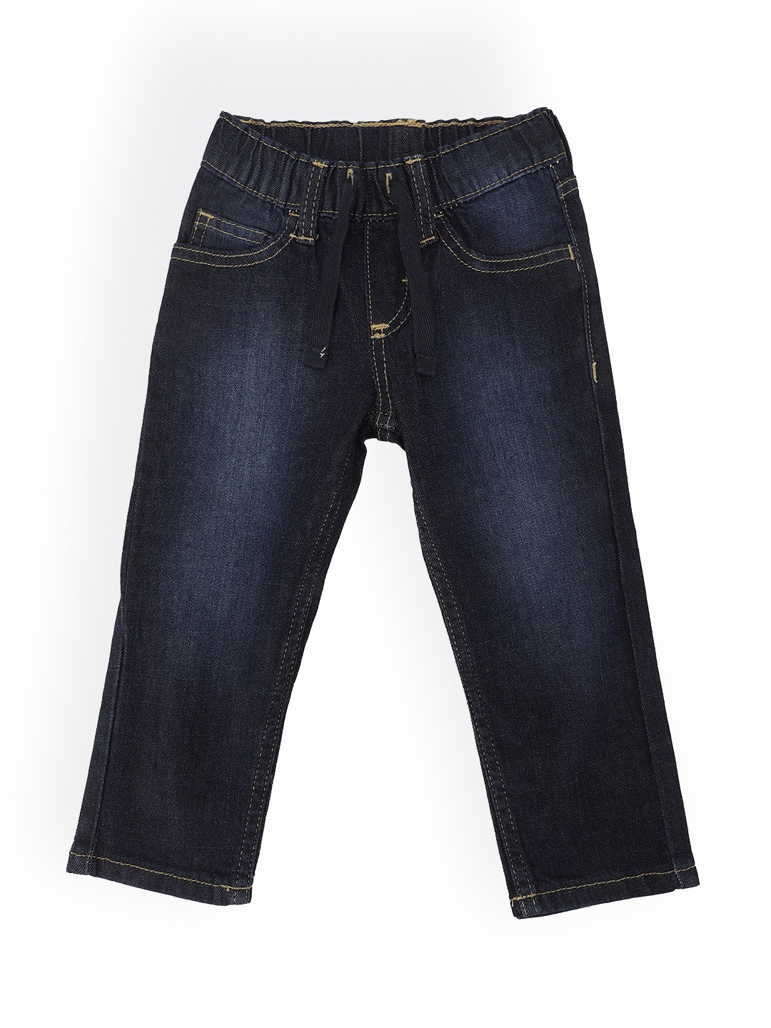 

Cot'N Soft Boys Light Fade Pure Cotton Comfort Stretchable Jeans, Navy blue