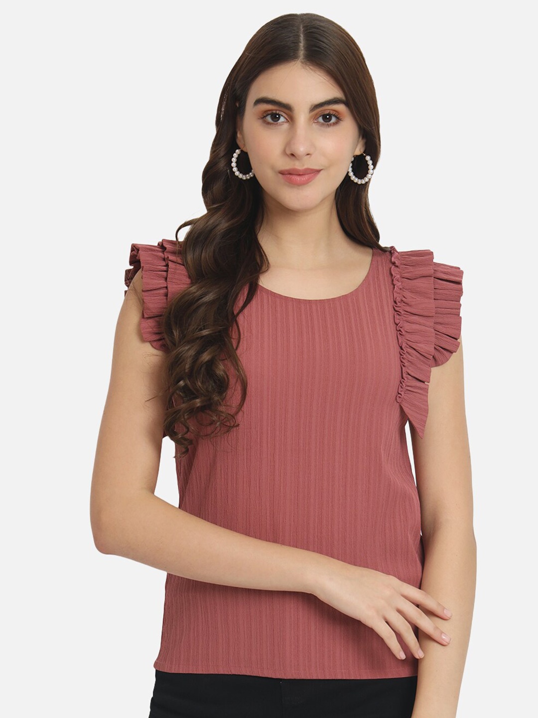 

ALL WAYS YOU Striped Regular Top, Pink