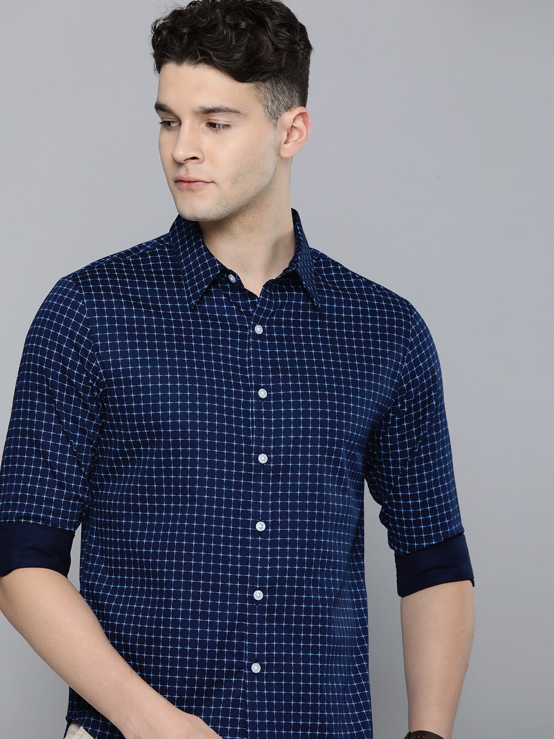 

Levis Checked Long Sleeves Casual Shirt, Navy blue