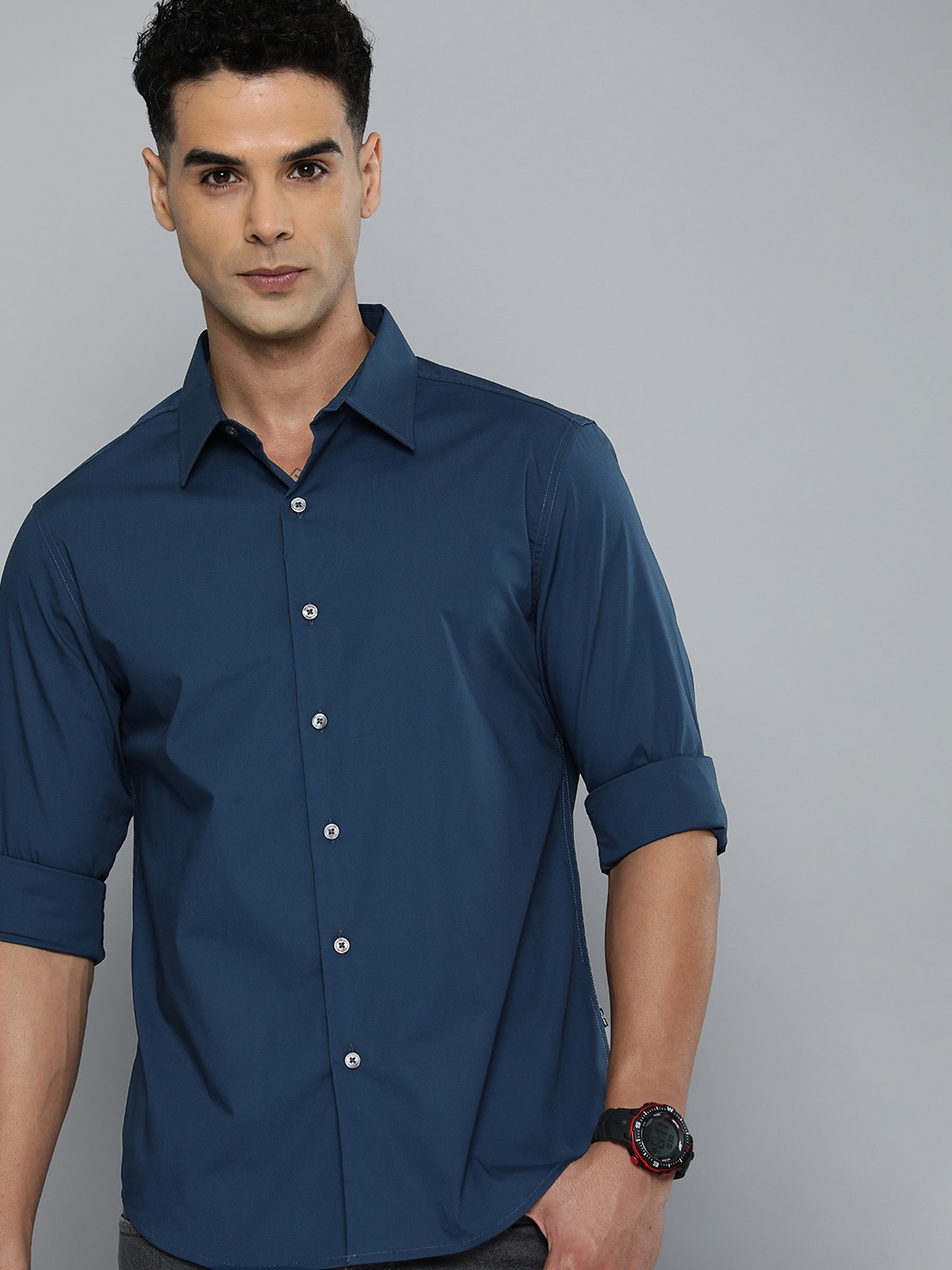 

Levis Slim Fit Opaque Casual Shirt, Navy blue