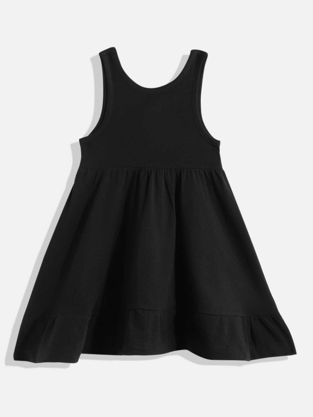 

METRO KIDS COMPANY Girls Tiered A-Line Dress, Black