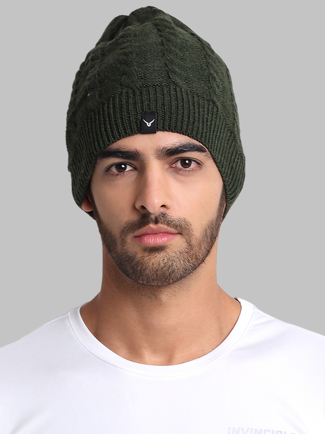 

Invincible Unisex Beanie, Olive