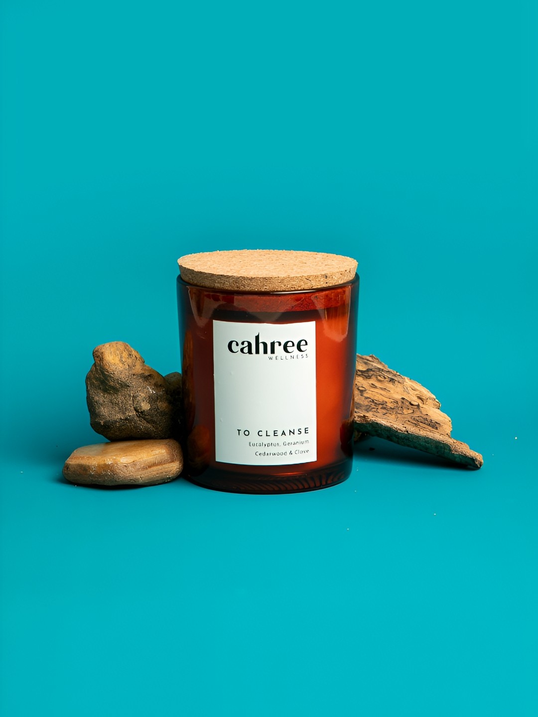 

Cahree Wellness Brown Scented Jar Candle