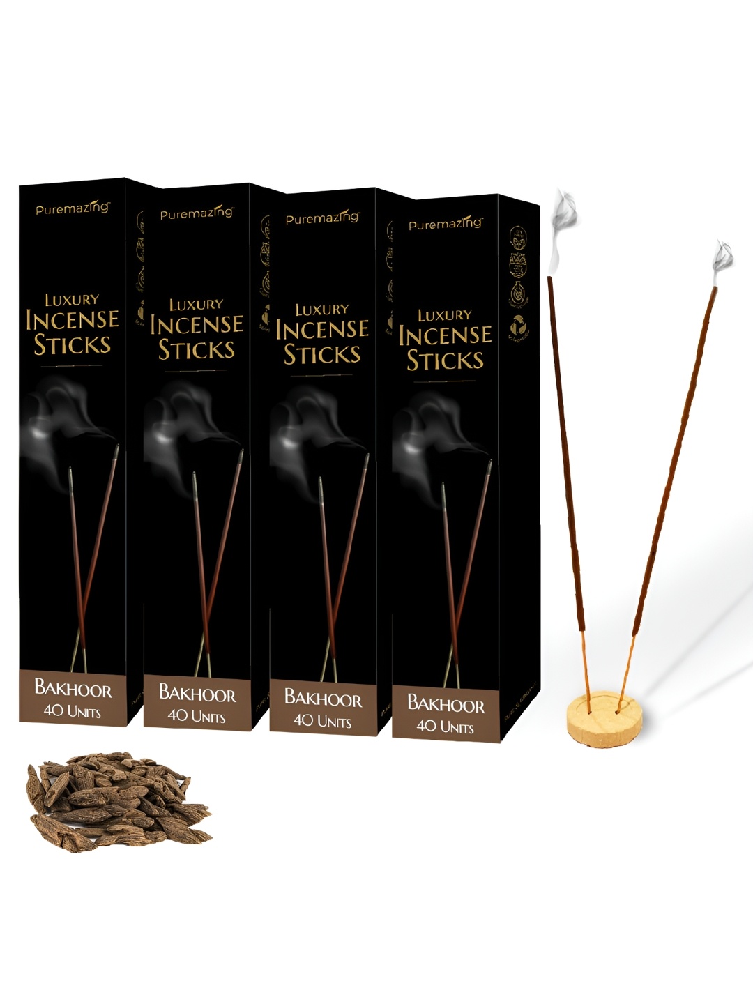 

Imvelo Green your hygiene Brown 4 Pieces Bakhoor Incense Sticks