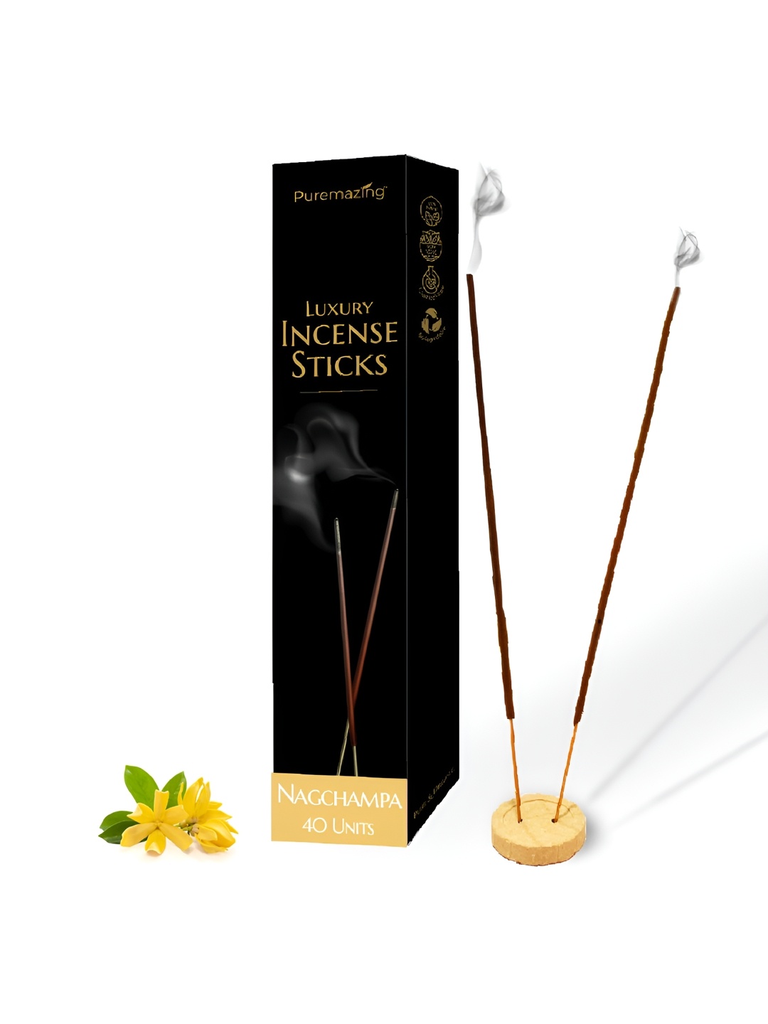 

Imvelo Green your hygiene Brown Nagchampa Wooden Incense Sticks