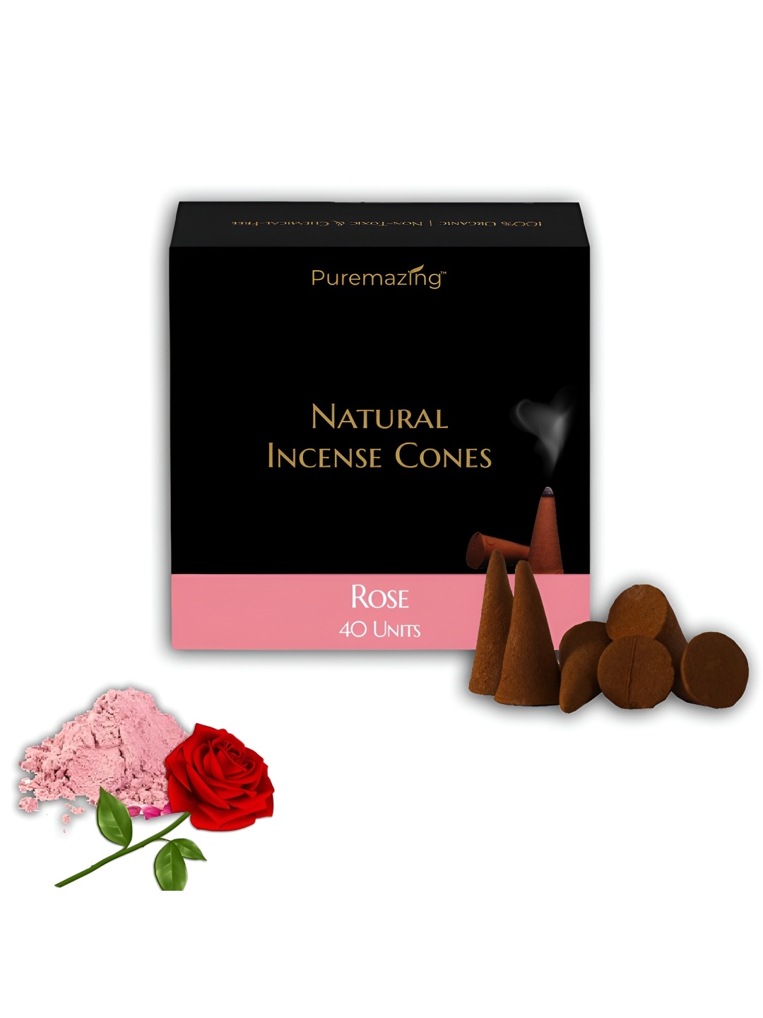 

Imvelo Green your hygiene Puremazing Brown Rose Natural Incense Cones