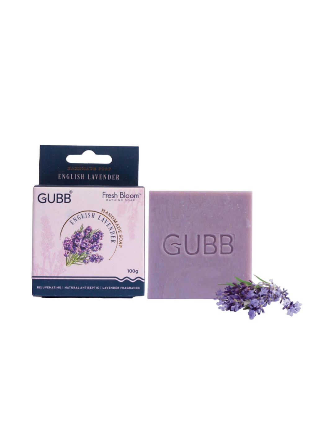 

GUBB English Lavender Fresh Blossom Bathing Bar - 100g, Purple
