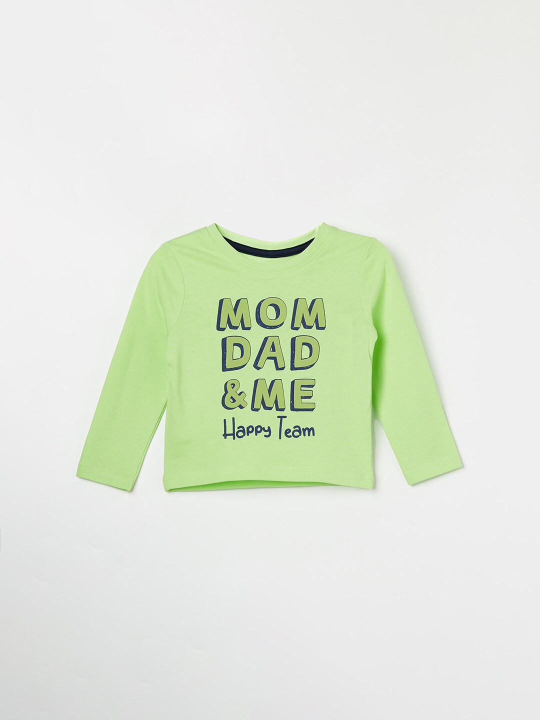 

Juniors by Lifestyle Boys Typography Printed Pure Cotton T-shirt, Green