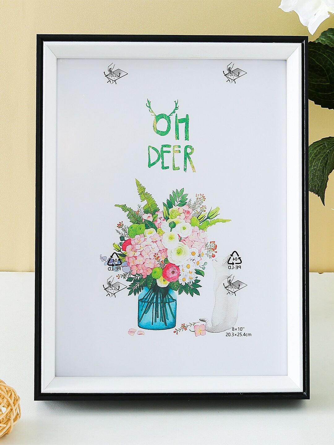 

Kuber Industries Black Rectangle Photo Frames
