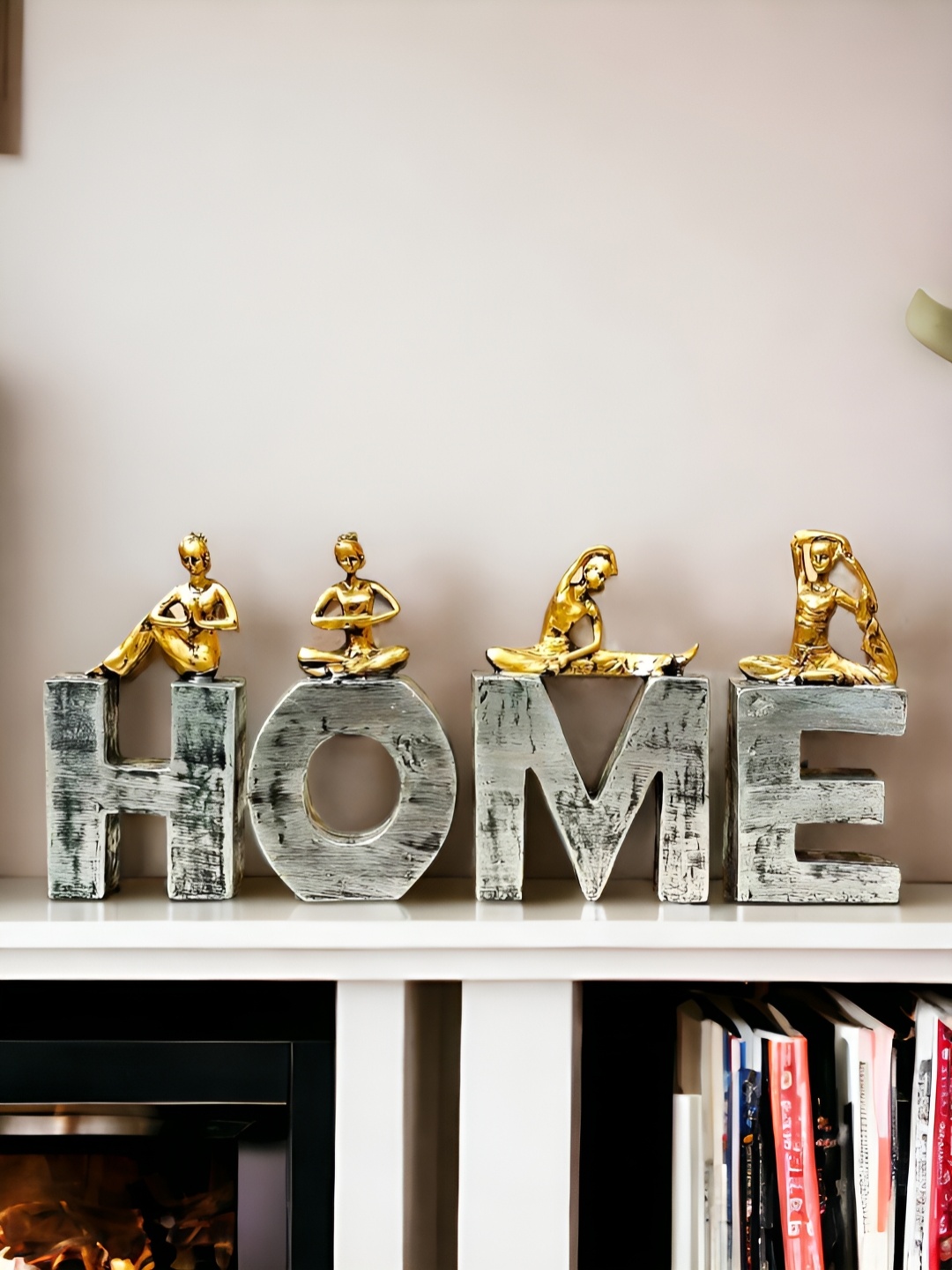 

The Artage Grey Yoga Lady Showpiece