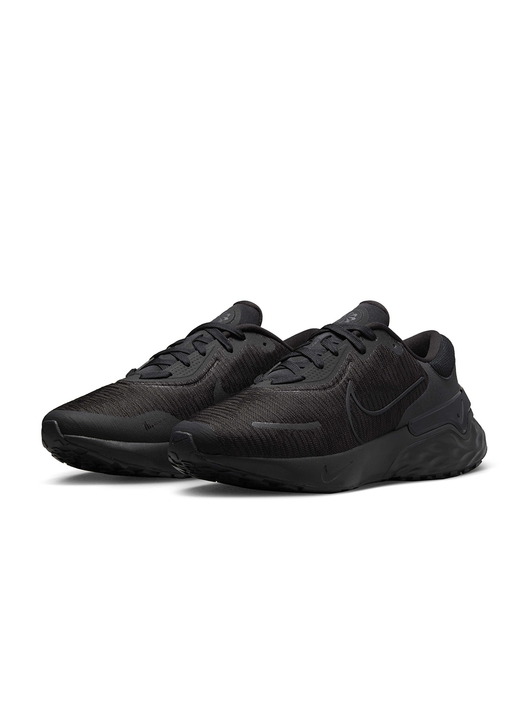 

Nike Men Renew Run 4 Road Running Shoes, Black