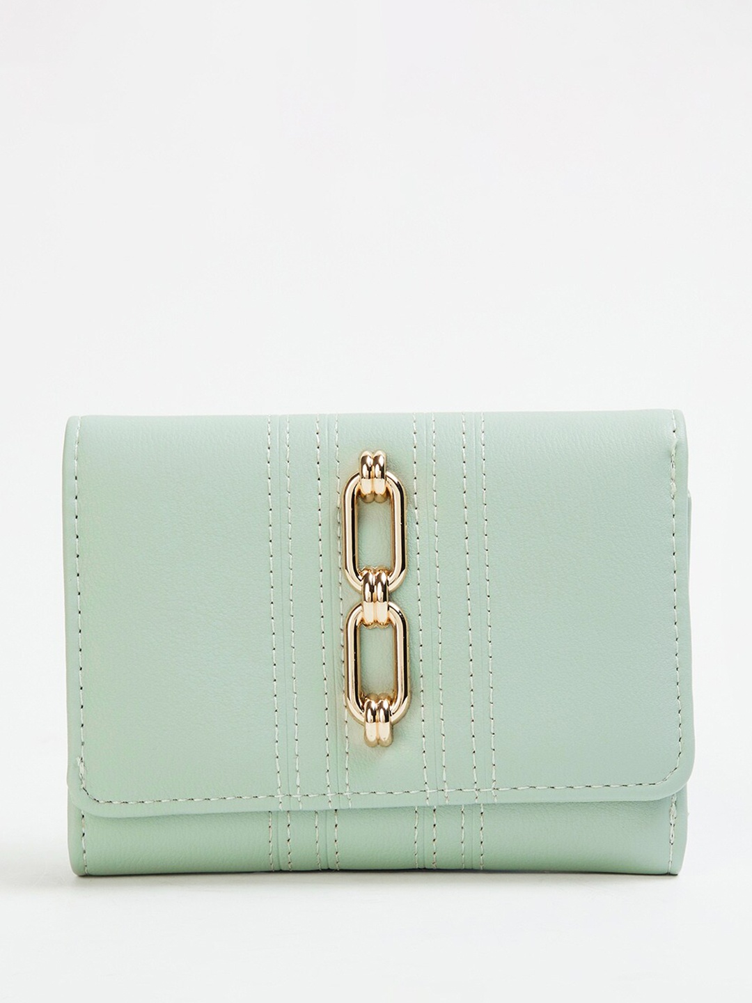 

Ginger by Lifestyle Women Zip Detail Wallets, Green