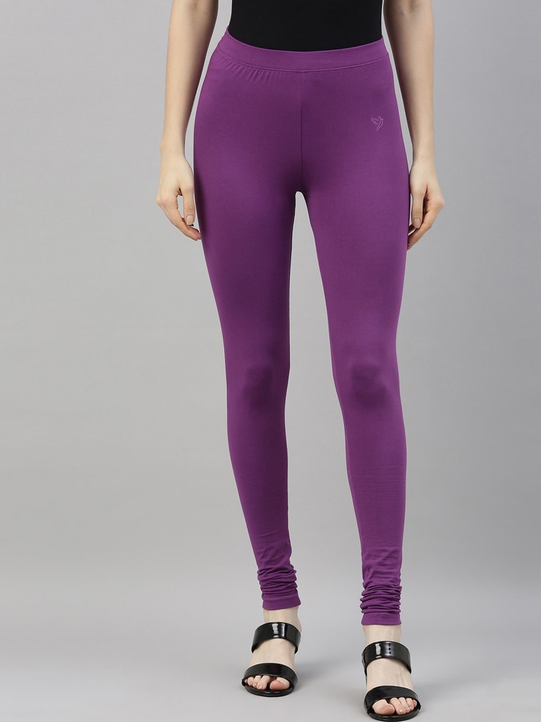 

TWIN BIRDS Churidar Length Leggings, Purple