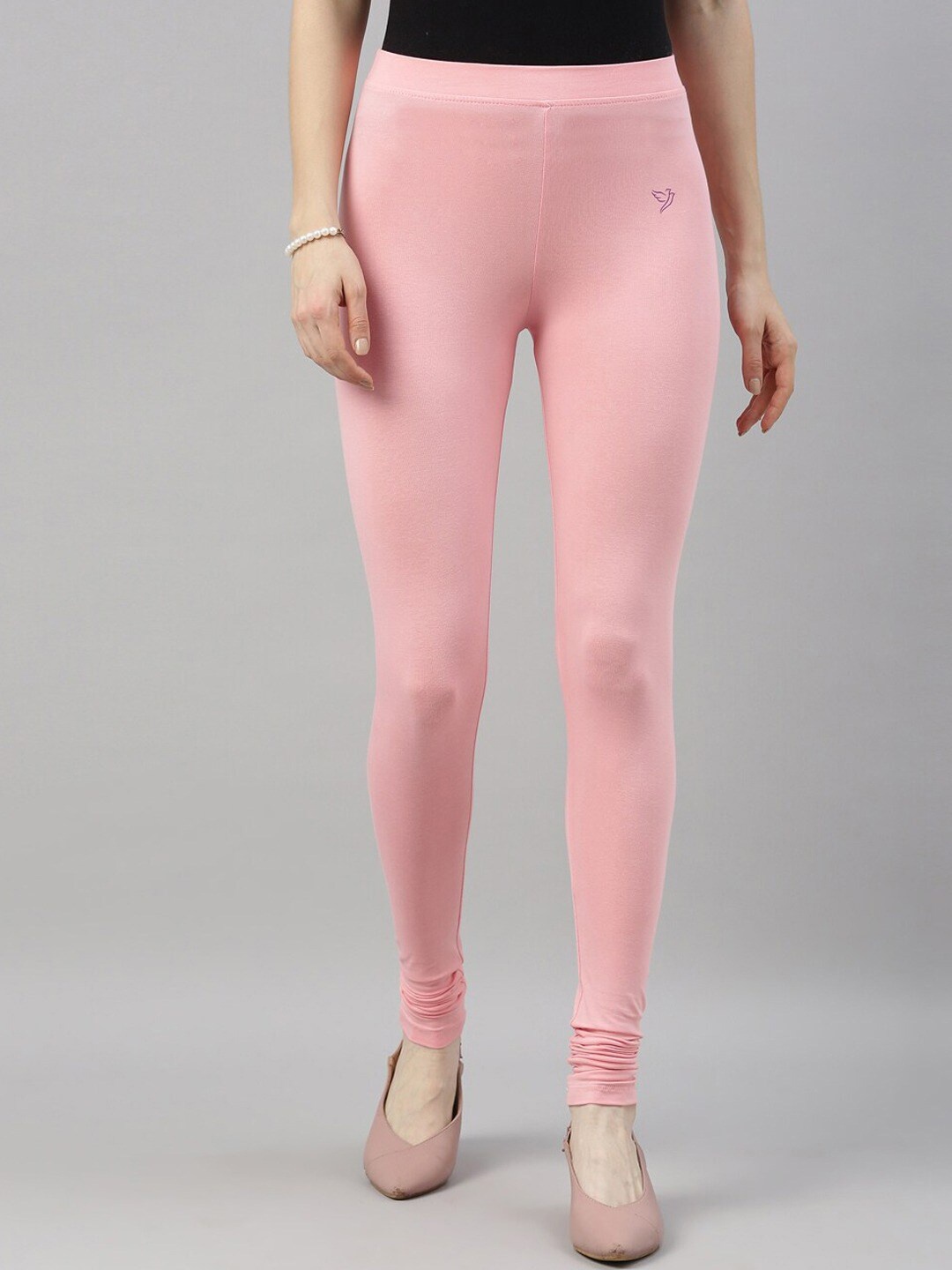 

TWIN BIRDS Churidar Length Leggings, Pink